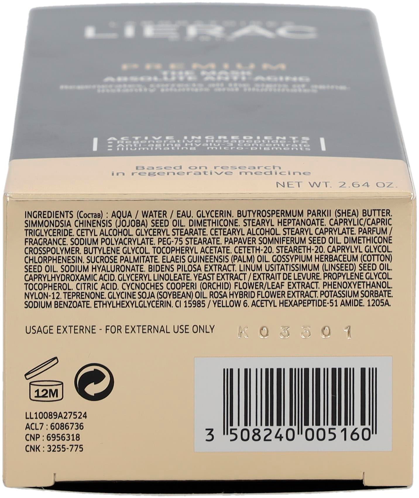 LIERAC Gesichtsmaske »Premium Le Masque Anti-Age Absolu«