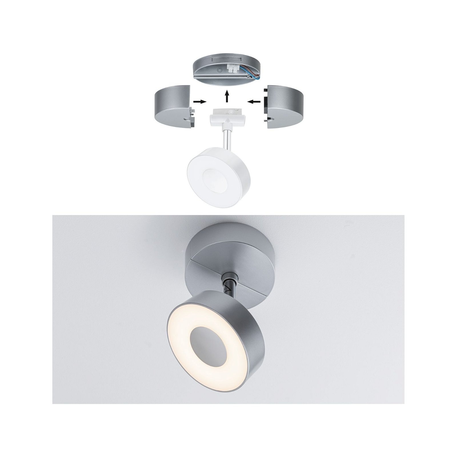 Paulmann Schienensystem-Leuchten »URail Schienenspot Base Einzelspot max. 50W 230V«
