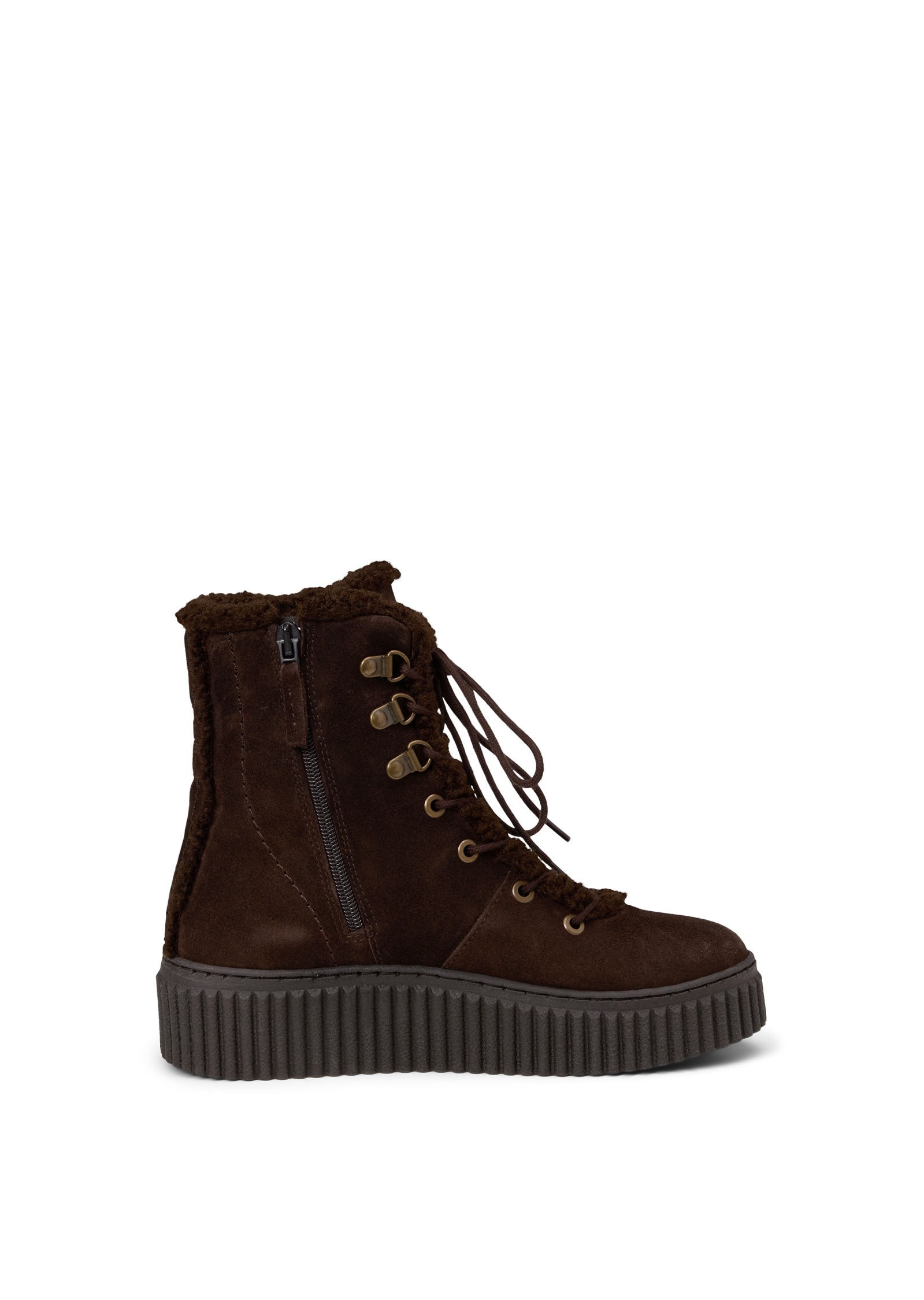 Marc O'Polo Stiefelette »mit markanter Rillen-Plateausohle«