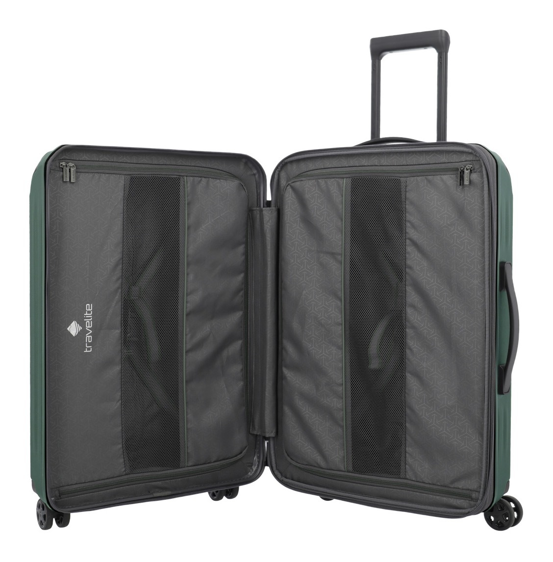 travelite Trolleyset »DYNAMIIC S+/M/L, verschiedene Farben«, (Set, 3 tlg., S+/M/L), Hartschalen-Koffer ABS Volumenerweiterung
