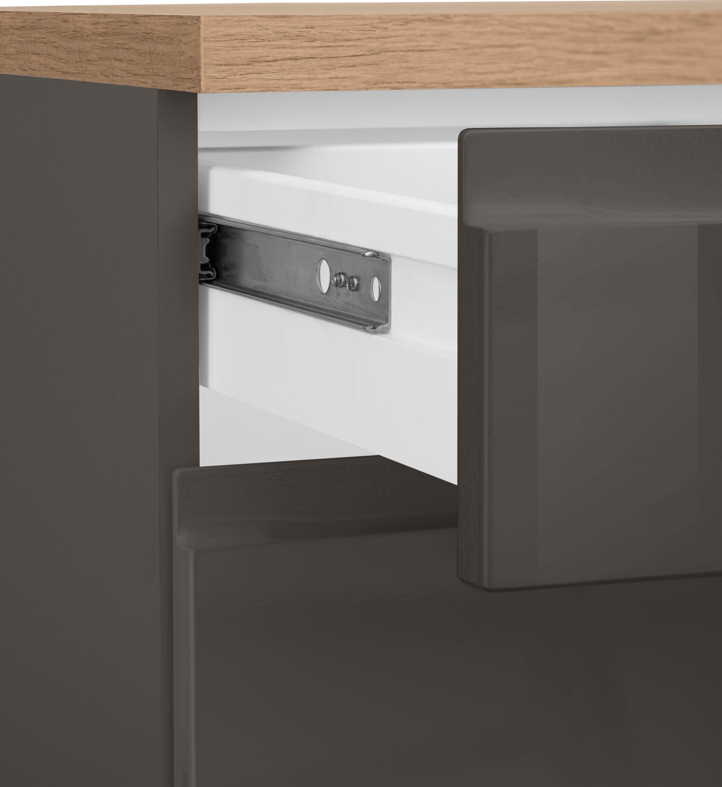 KOCHSTATION Küchenzeile »KS-Virginia«, Breite 330 cm, mit E-Geräten