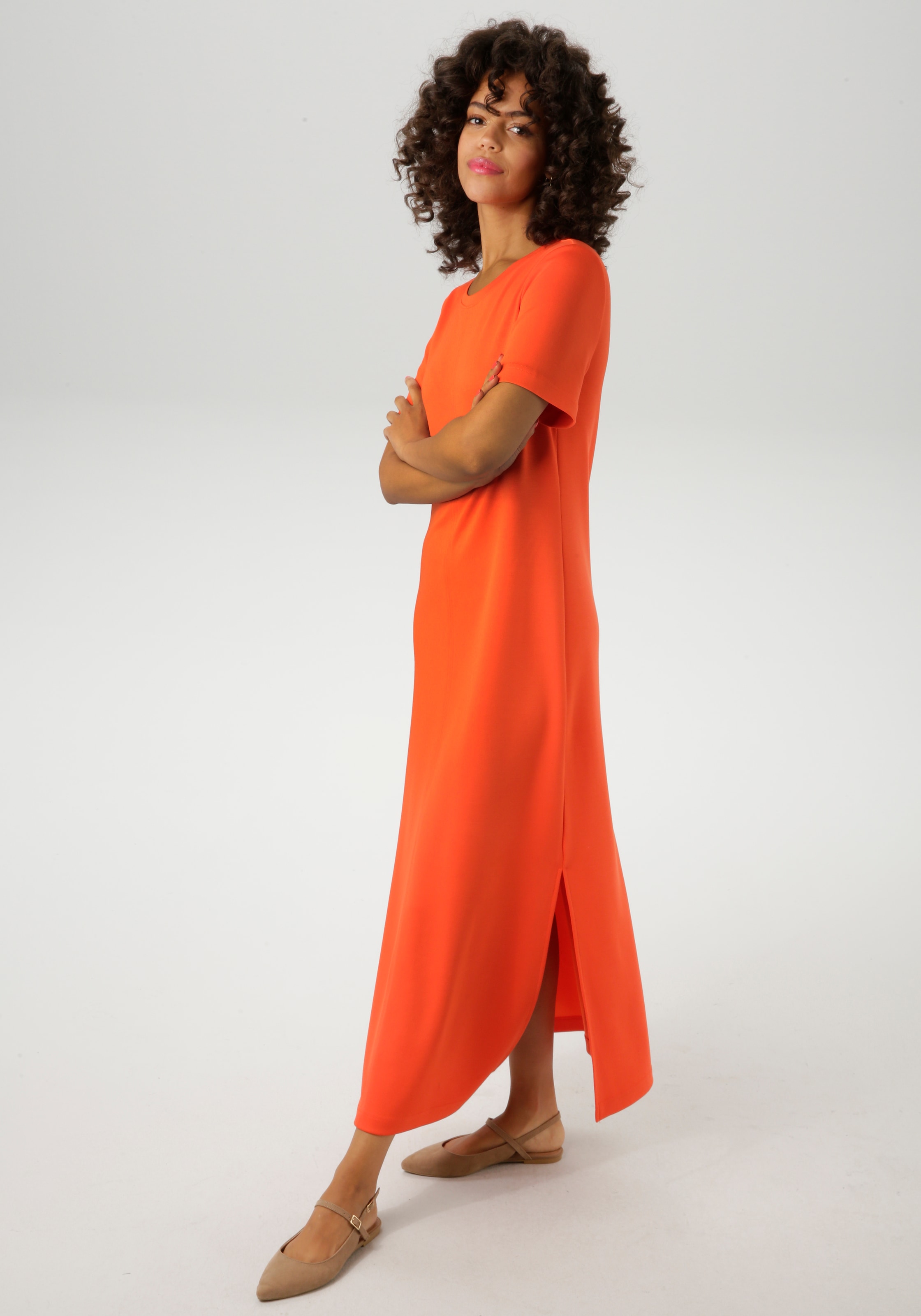 Aniston CASUAL Maxikleid, mit Seitenschlitzen günstig online kaufen