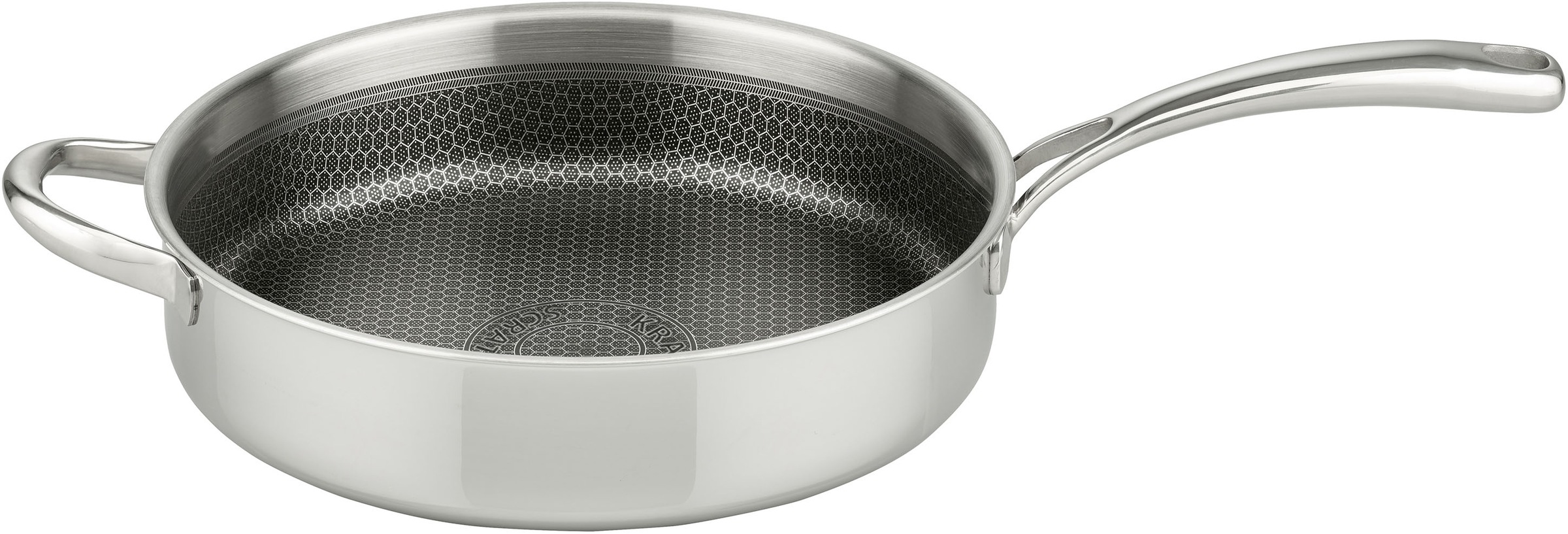 Elo Premium Schmorpfanne "Relief Evolution Schmorpfanne" Edelstahl 18/10 1 tlg. tlg. durchgehender Aluminium-Kern, außen magnetischer Edelstahl