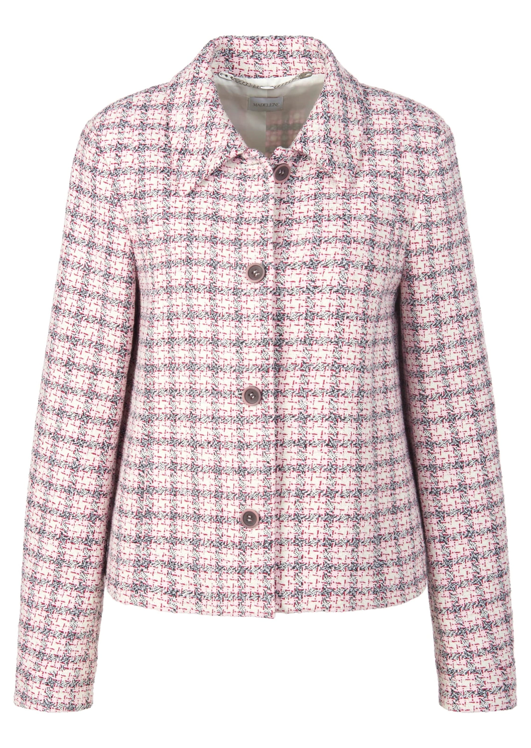 MADELEINE Outdoorjacke "Jacke Tweedjacke mit Hemdkragen"