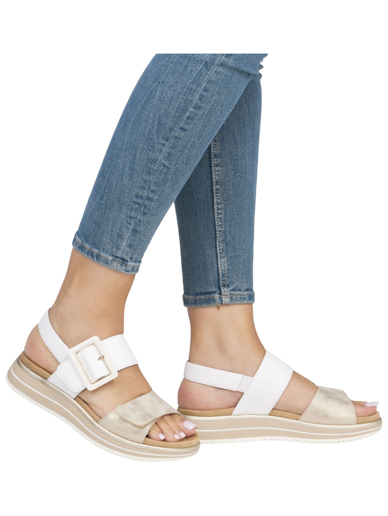 Thumbnail - Remonte Riemchensandale "Remonte Sandalen Leder"