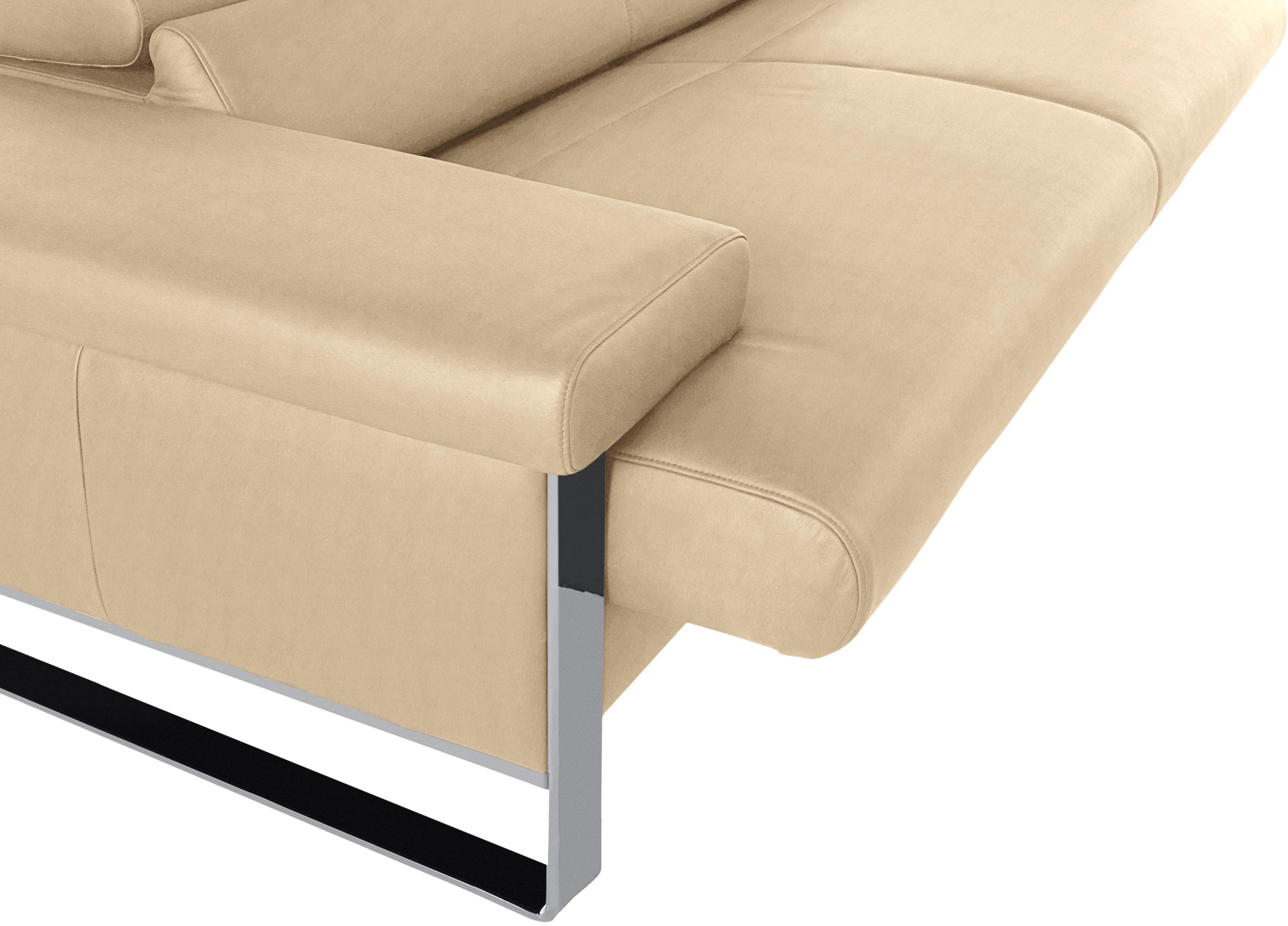W.SCHILLIG 2-Sitzer »finn«, German Design Award 2016, Fußgestell Chrom glänzend, Breite 230 cm