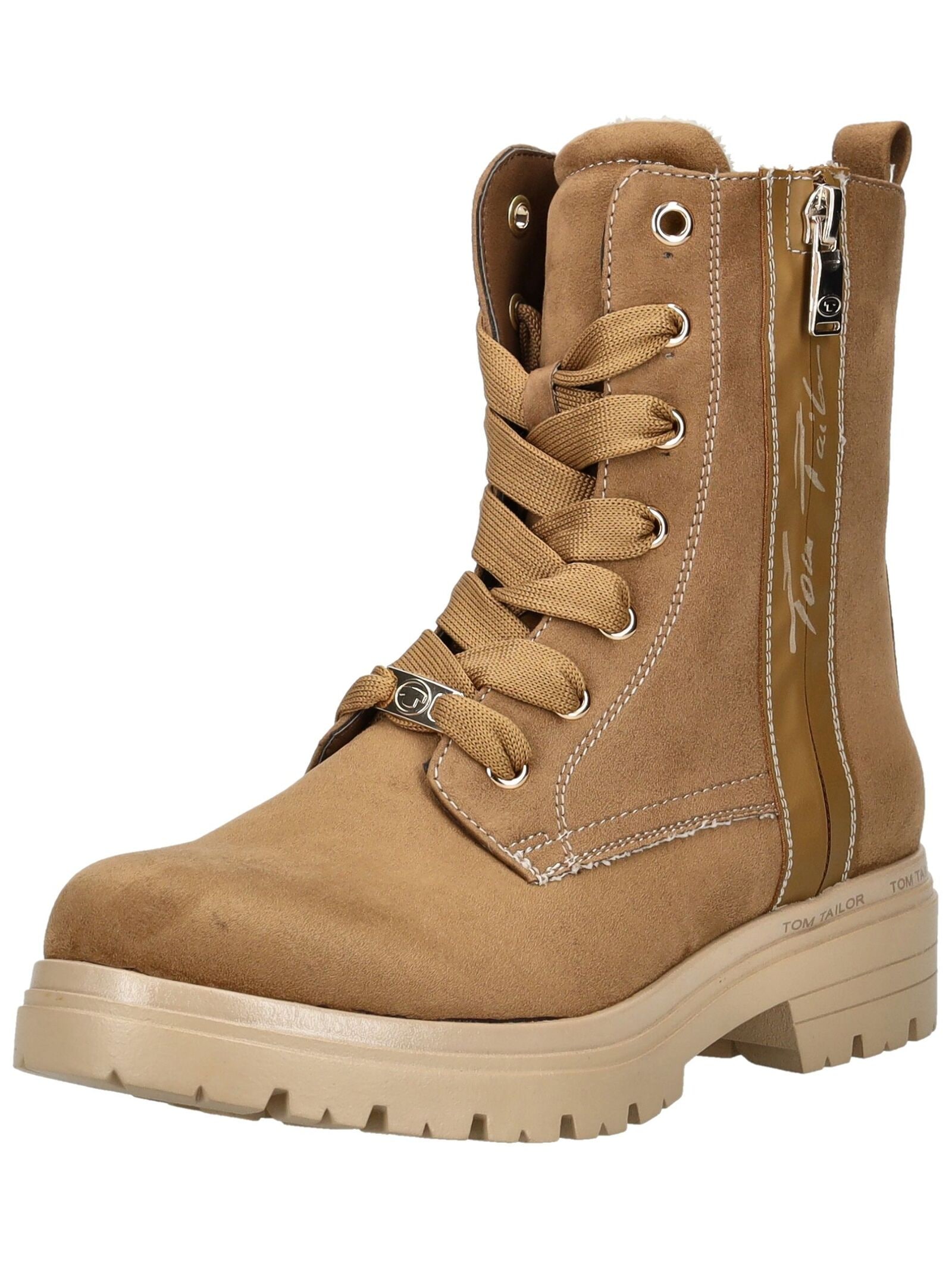 TOM TAILOR Schnürstiefelette "Tom Tailor Stiefelette Textil" günstig online kaufen