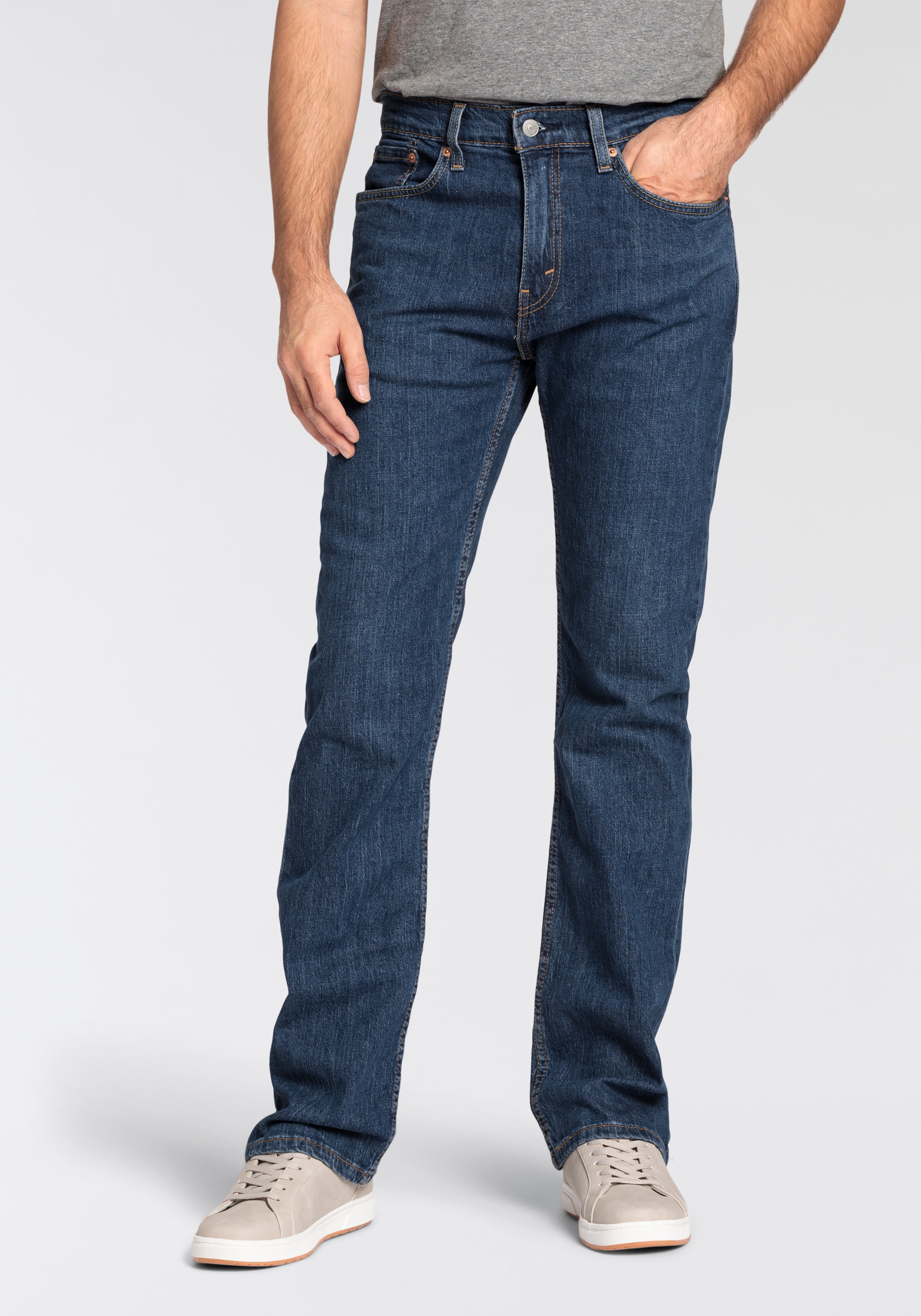 Levi's® Bootcut-Jeans »527 SLIM BOOT CUT«, in cleaner Waschung