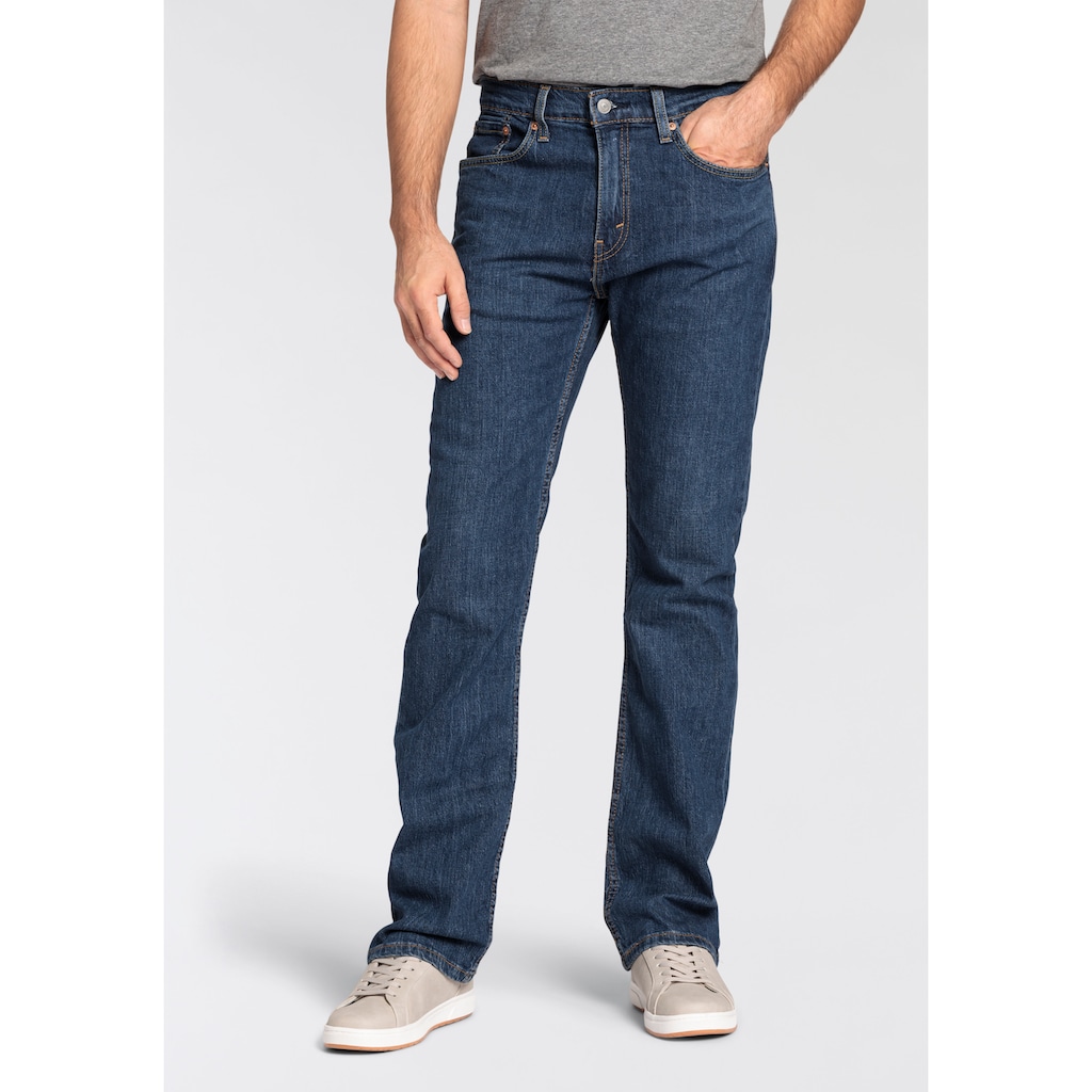 Levi's® Bootcut-Jeans »527 SLIM BOOT CUT«, in cleaner Waschung