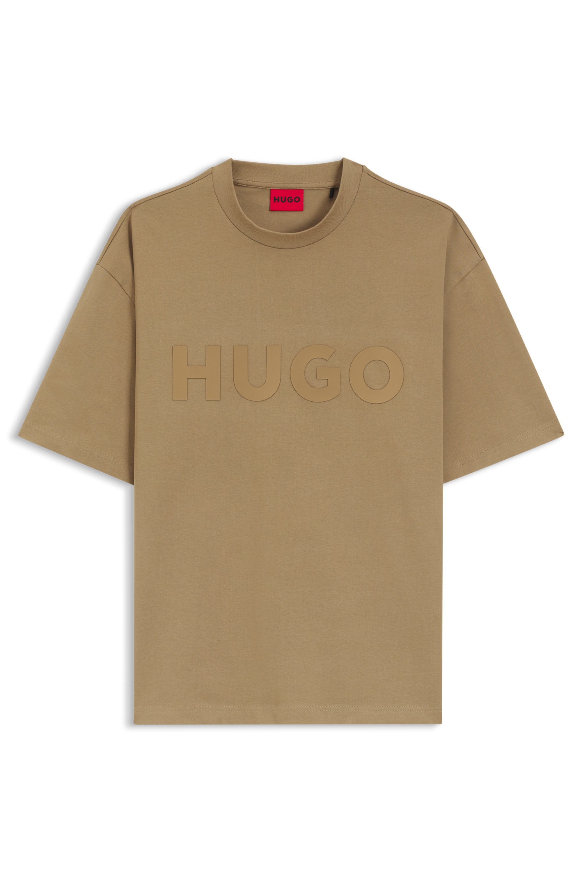 HUGO T-Shirt »Dinkee« Oversized-Fit, reine Baumwolle, Logo-Druck