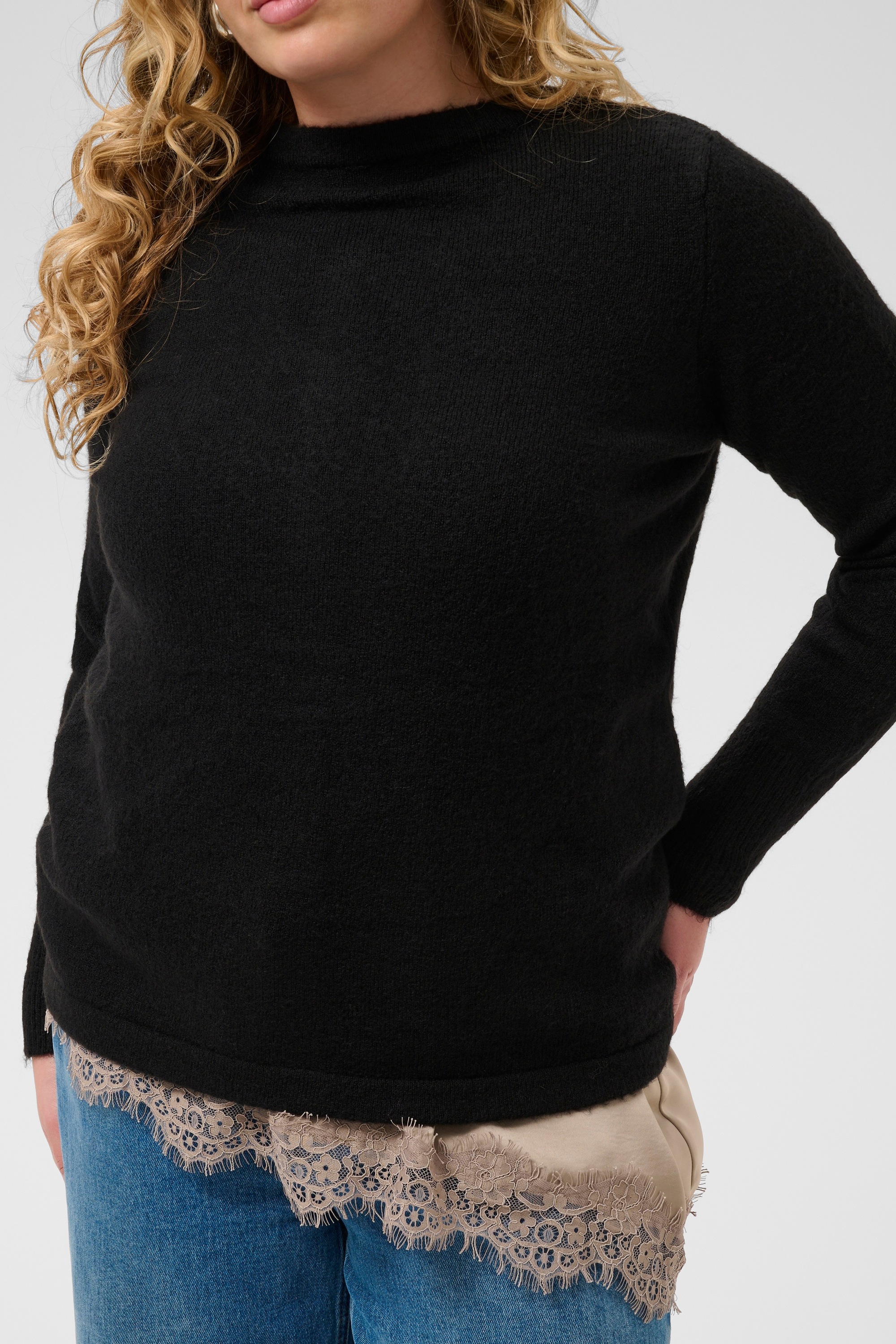 KAFFE Curve Blusentop »Damen Ärmellose Bluse KCjanie«