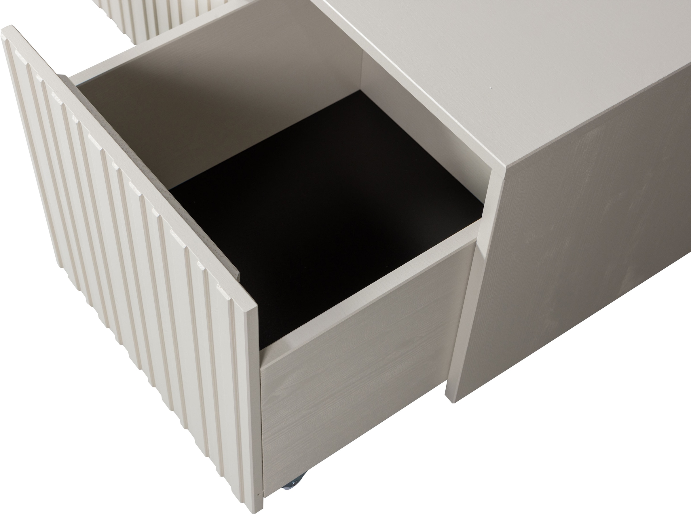 WOOOD Schrankmodule »WOOOD NEW GRAVURE BUNKBENCH KIEFER DUST [fsc]« New Gravure Truhenbank, FSC-Kiefer bietet Stauraum und Sitzgelegenheit