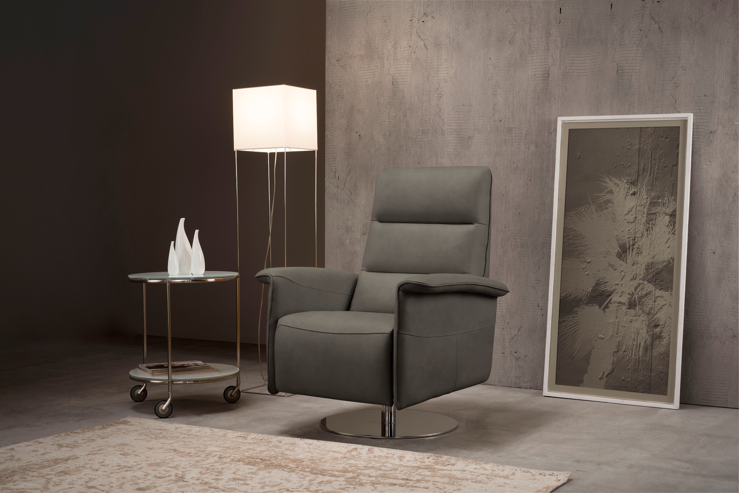 Egoitaliano Sessel "Kelly Designsessel", drehbar, manuelle Relaxfunktion mi günstig online kaufen