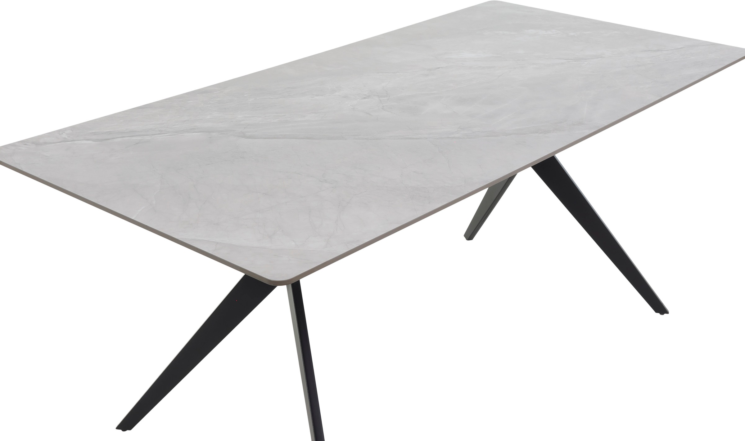 HELA Essgruppe »ISAR« Set, 5 tlg. 5tlg., Marmoroptik (glänzend), Schwingstuhl, Federkorb