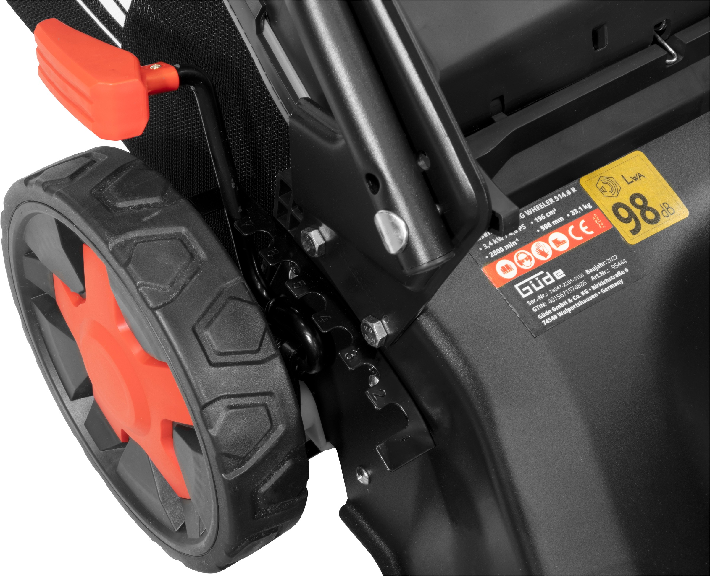 Güde Benzinrasenmäher »BIG WHEELER 514.6 R«, für große Rasenflächen bis 1800m²