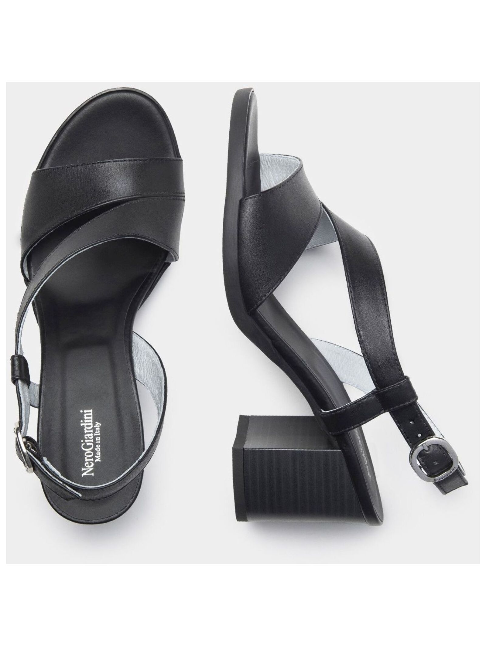 Nero Giardini High-Heel-Sandalette »Nero Giardini Sandalen Leder«