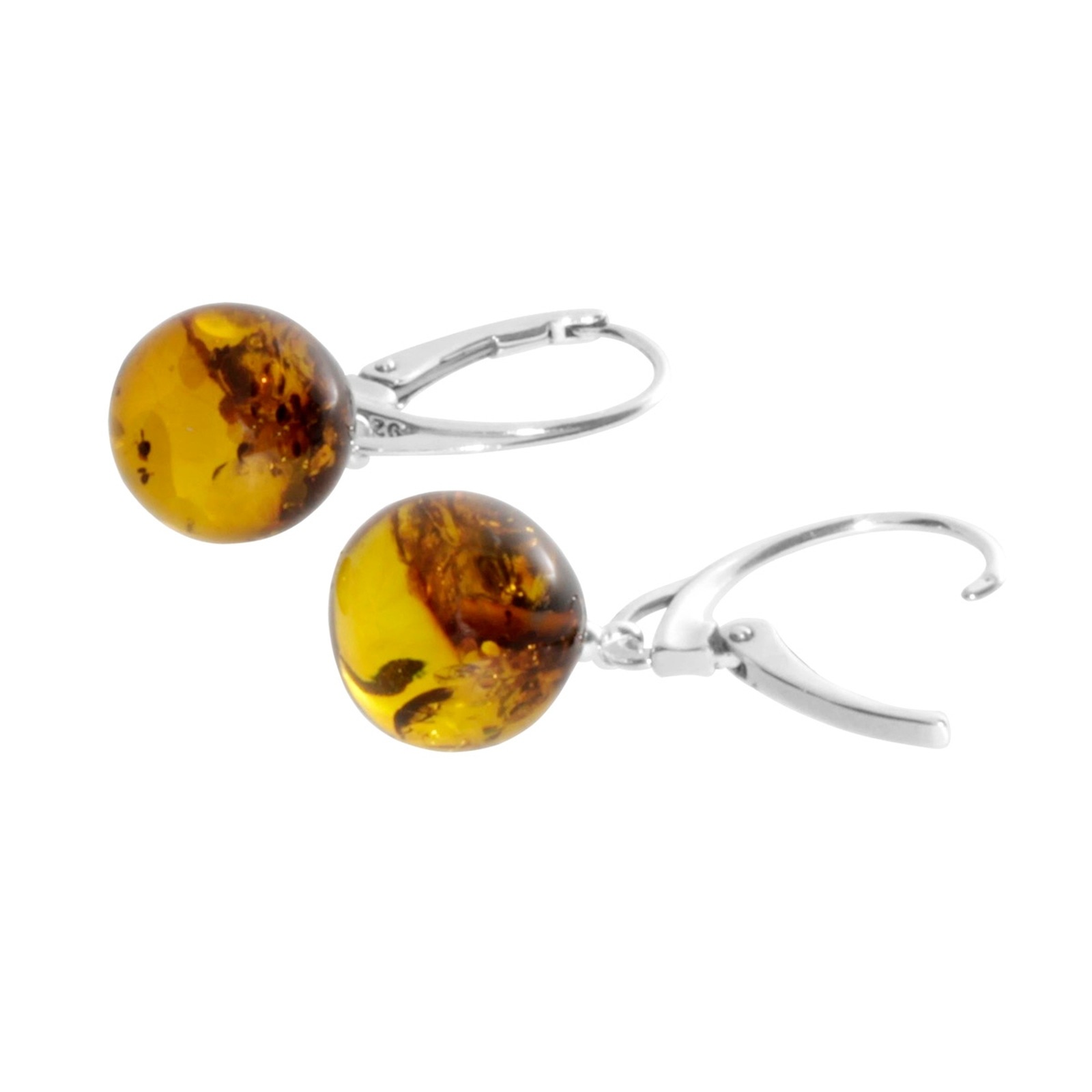 OSTSEE-SCHMUCK Paar Ohrhänger »Ostsee-Schmuck Ohrhänger Klassisch 10 mm«, (2 tlg.)