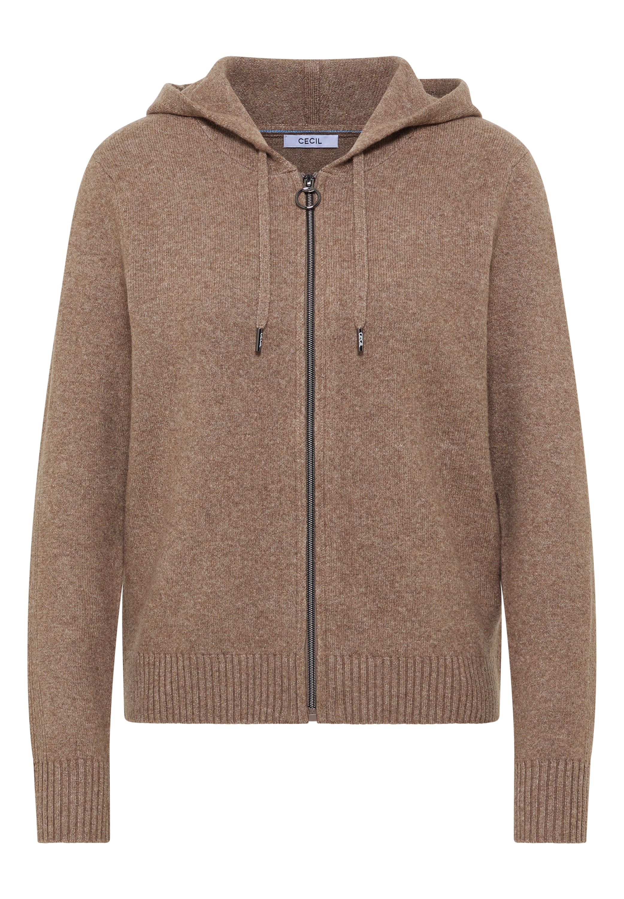 Cecil Cardigan Kapuze mit Tunnelzug