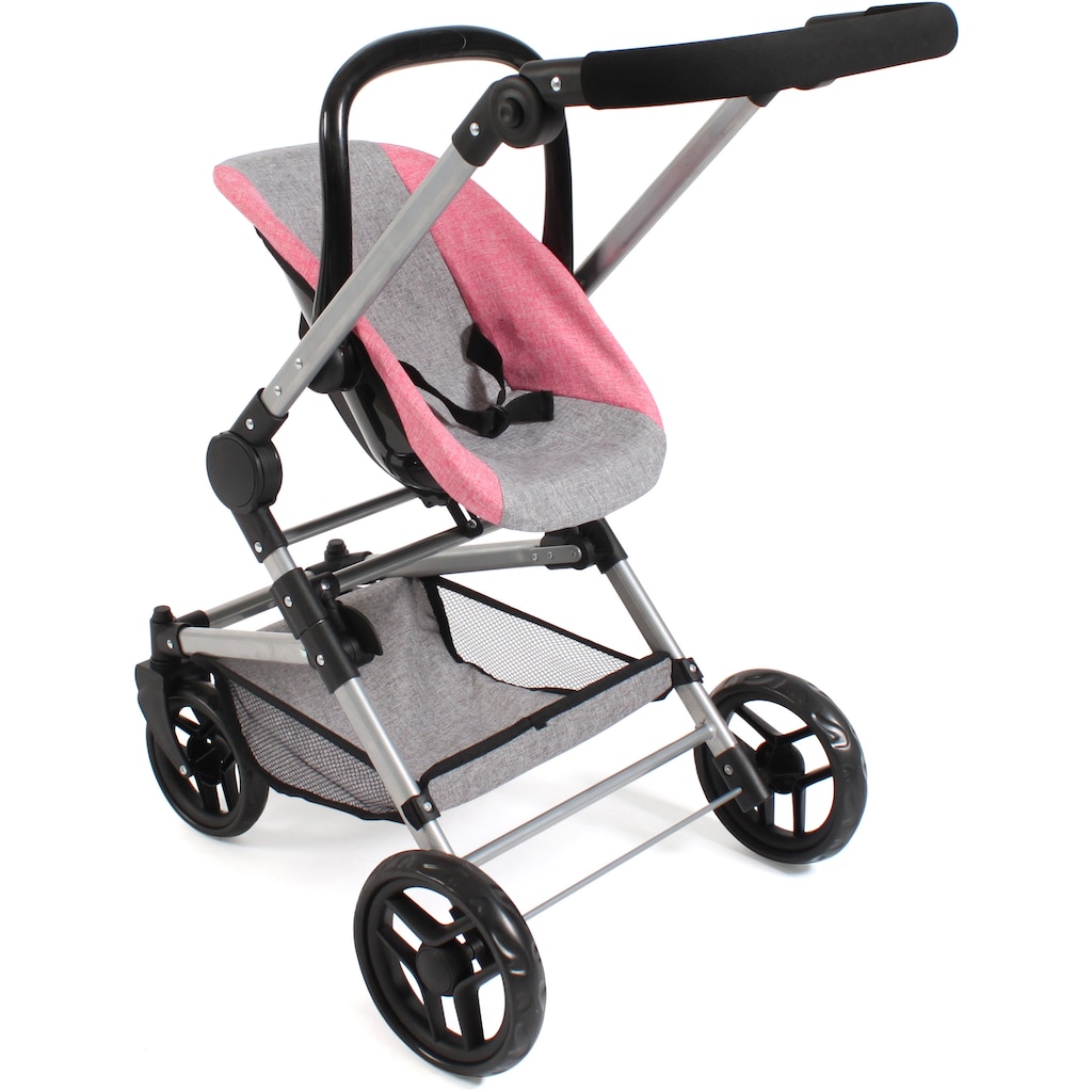 CHIC2000 Kombi-Puppenwagen »Fides 3in1, Melange Pink«