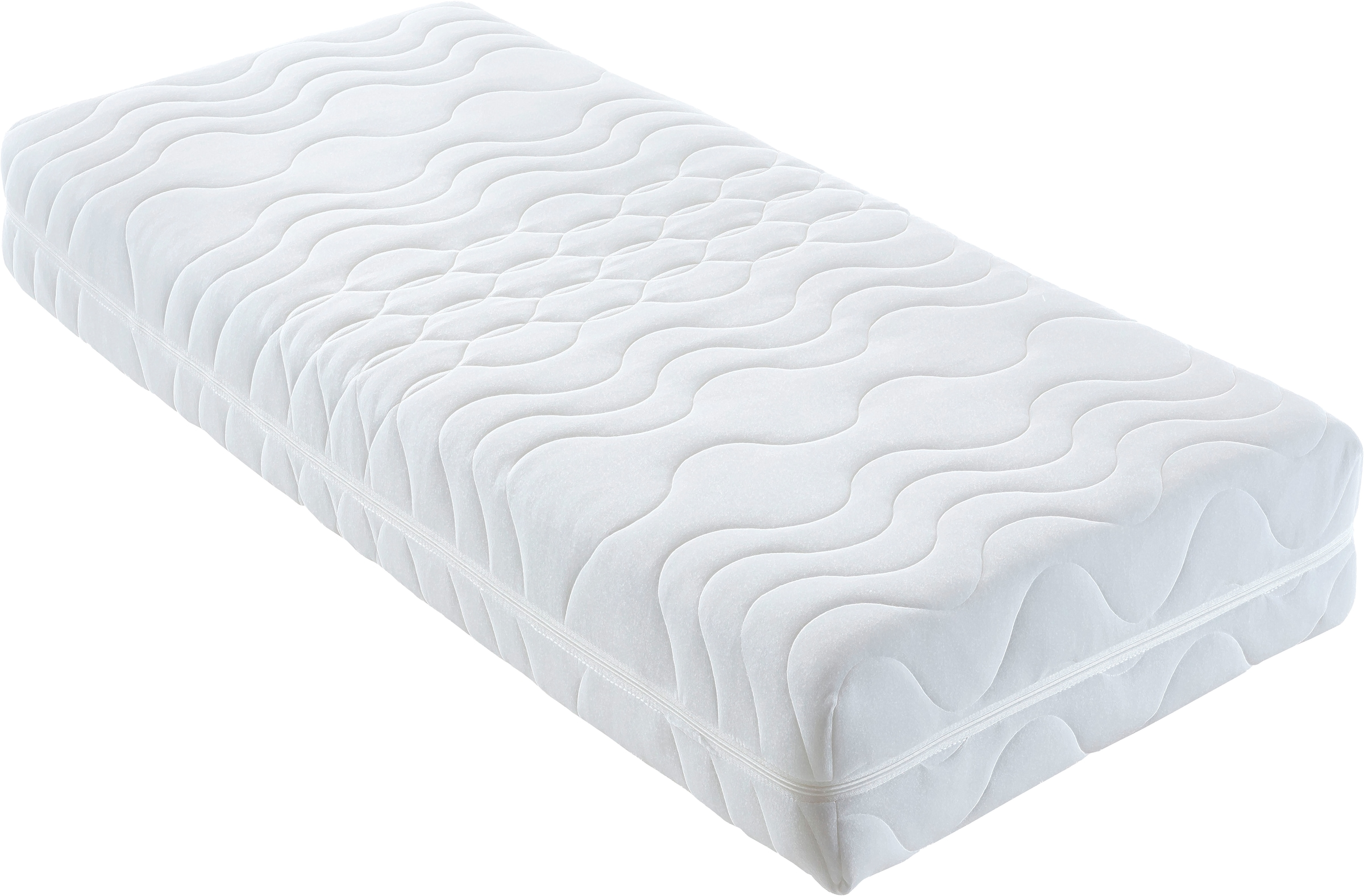 Westfalia Schlafkomfort Boxspringbett, mit dekorativen verchromten Eckelementen an der Box