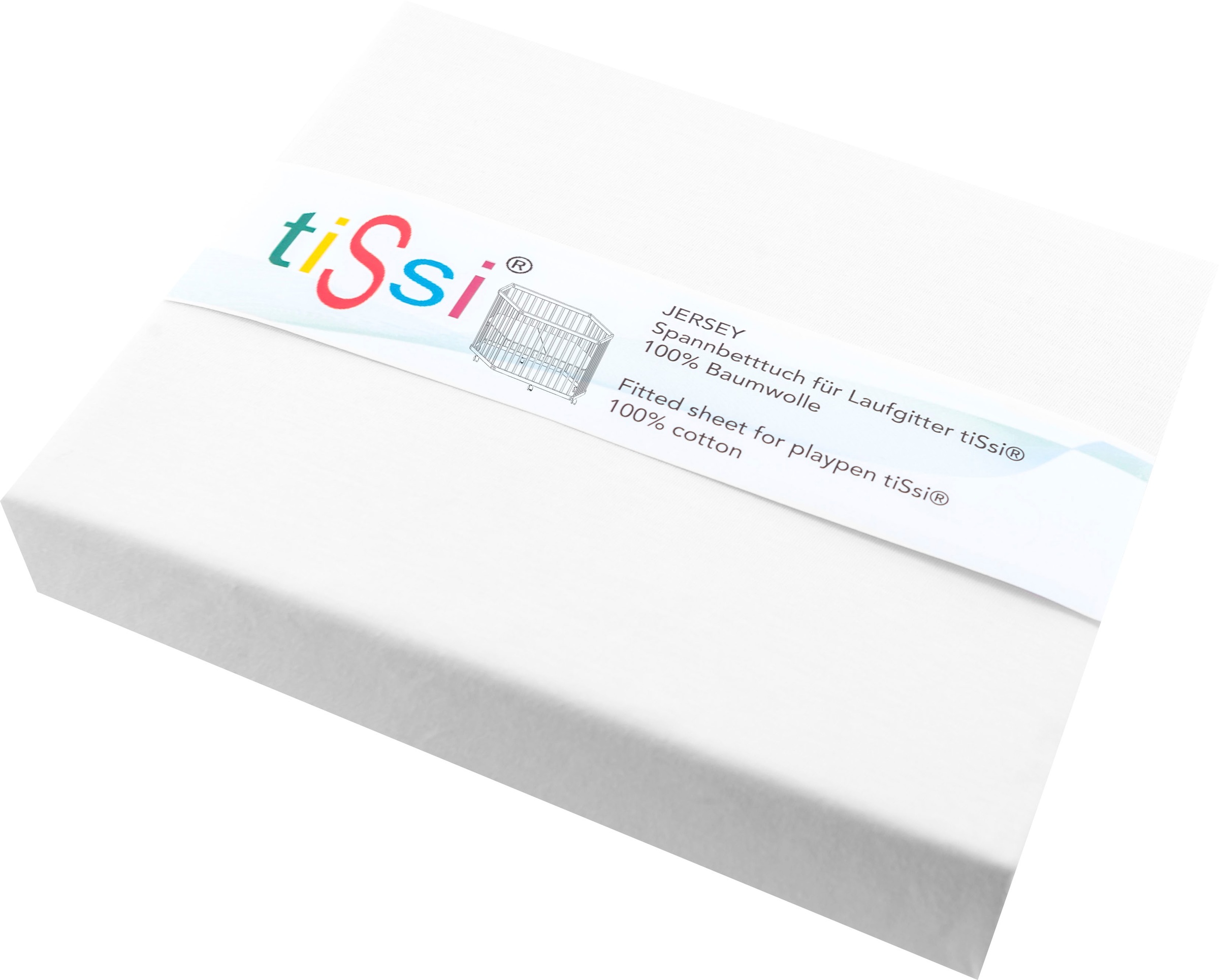tiSsi® Spannbettlaken »Jersey Laufstall«, (1 St.), für Laufgitter