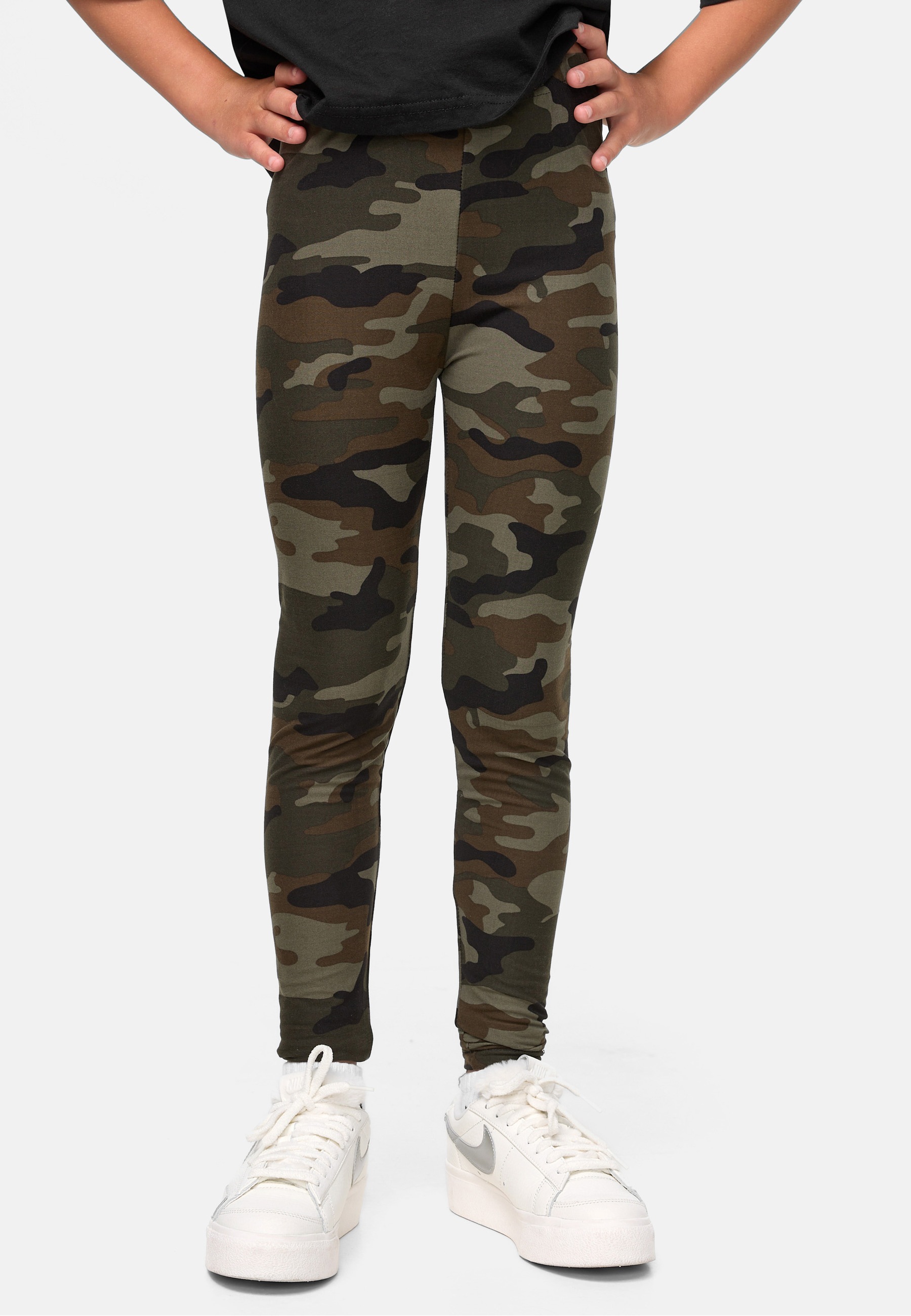URBAN CLASSICS Leggings »Urban Classics Damen Girls Camo Leggings«