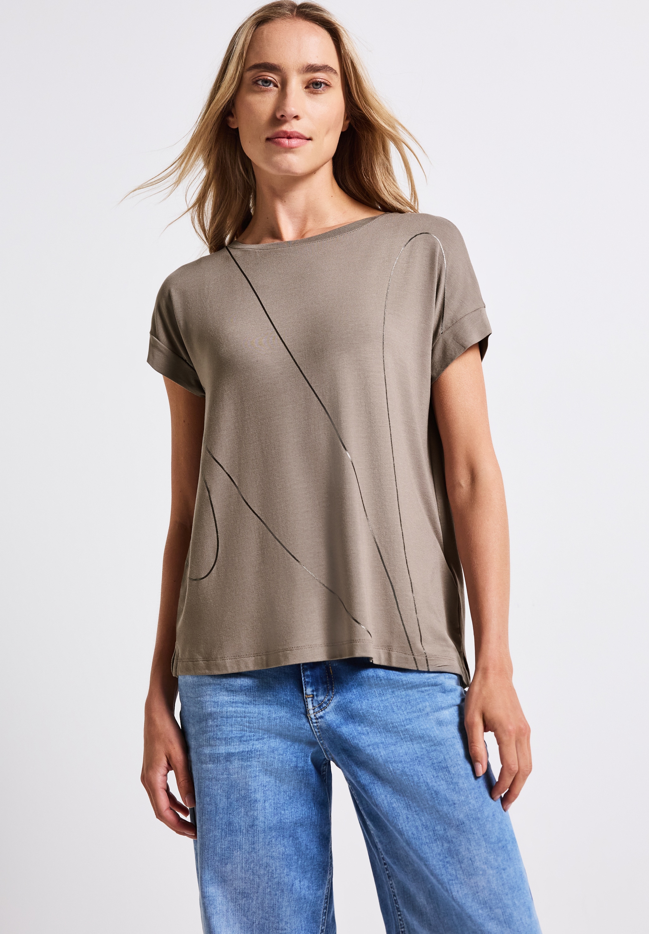 STREET ONE T-Shirt, aus softer Viskose günstig online kaufen