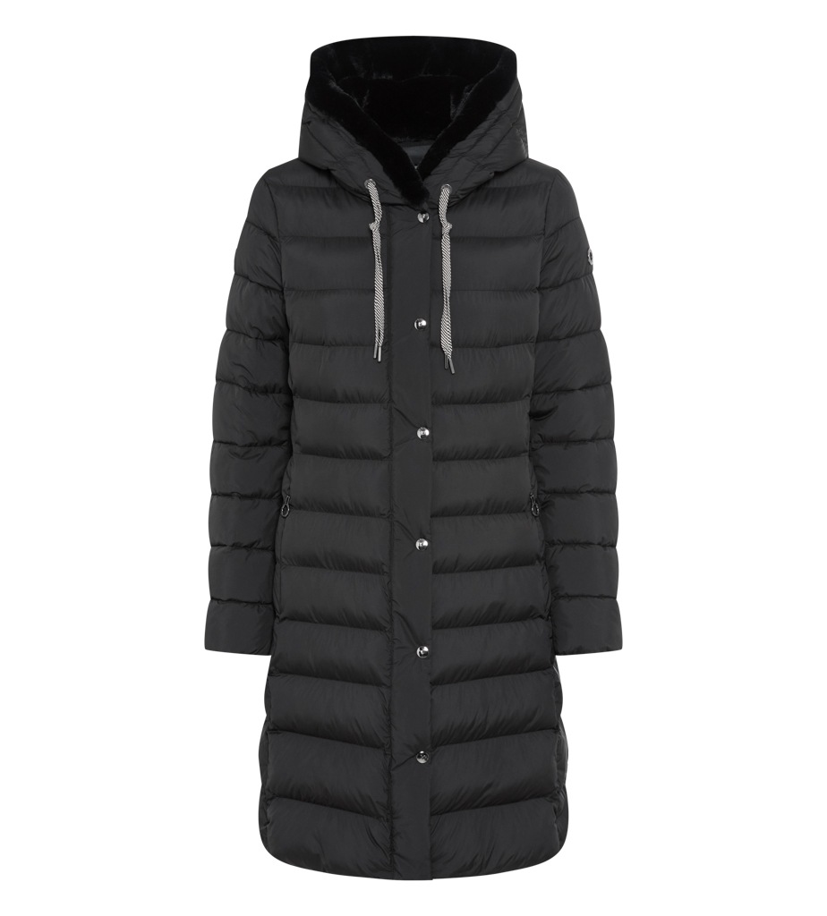 Fuchs Schmitt Steppmantel »Steppkurzmantel« Kapuze mit Fellimitat, Regular Fit,