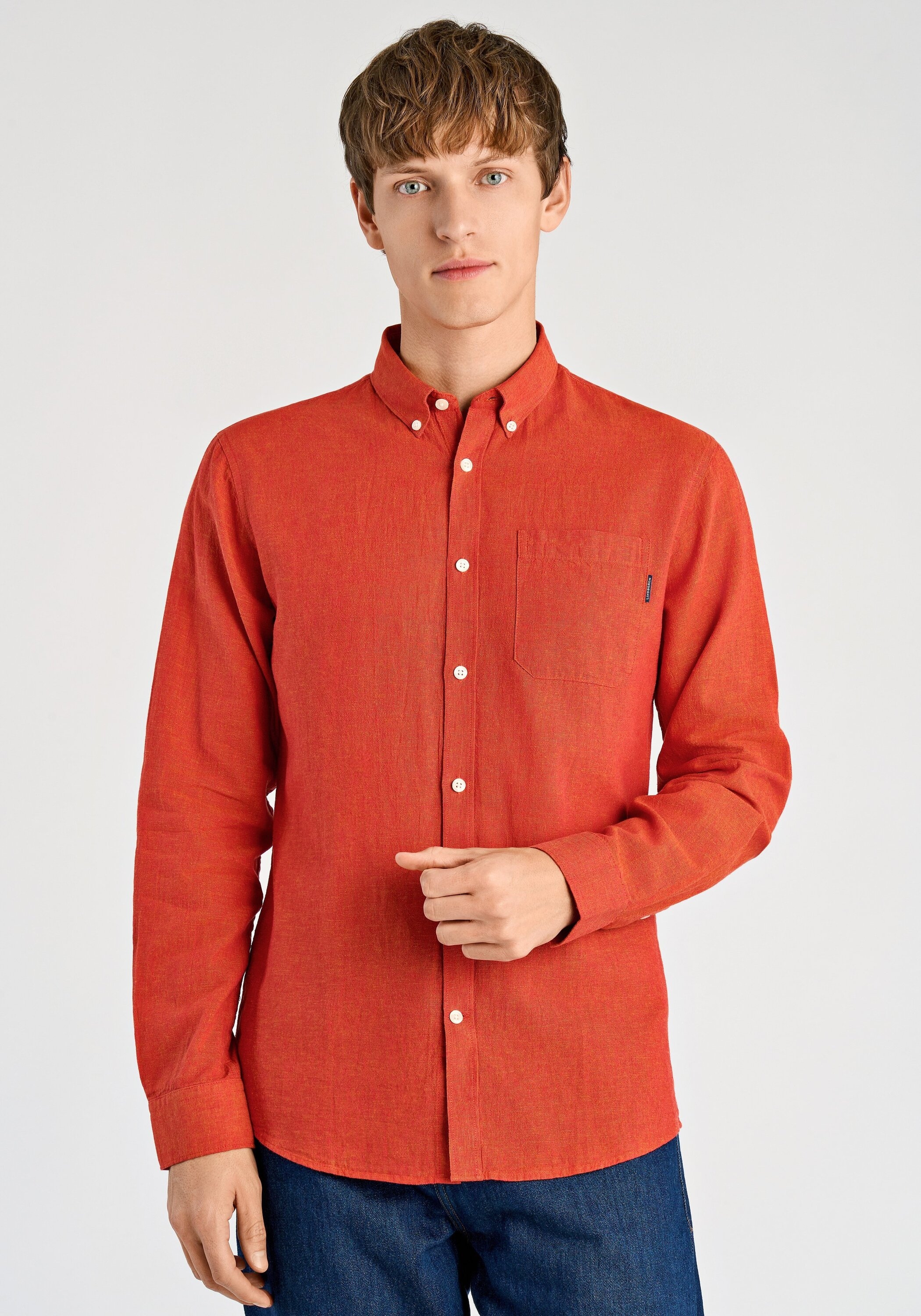 LINDBERGH Leinenhemd "Leinenhemd Relaxed Fit" günstig online kaufen