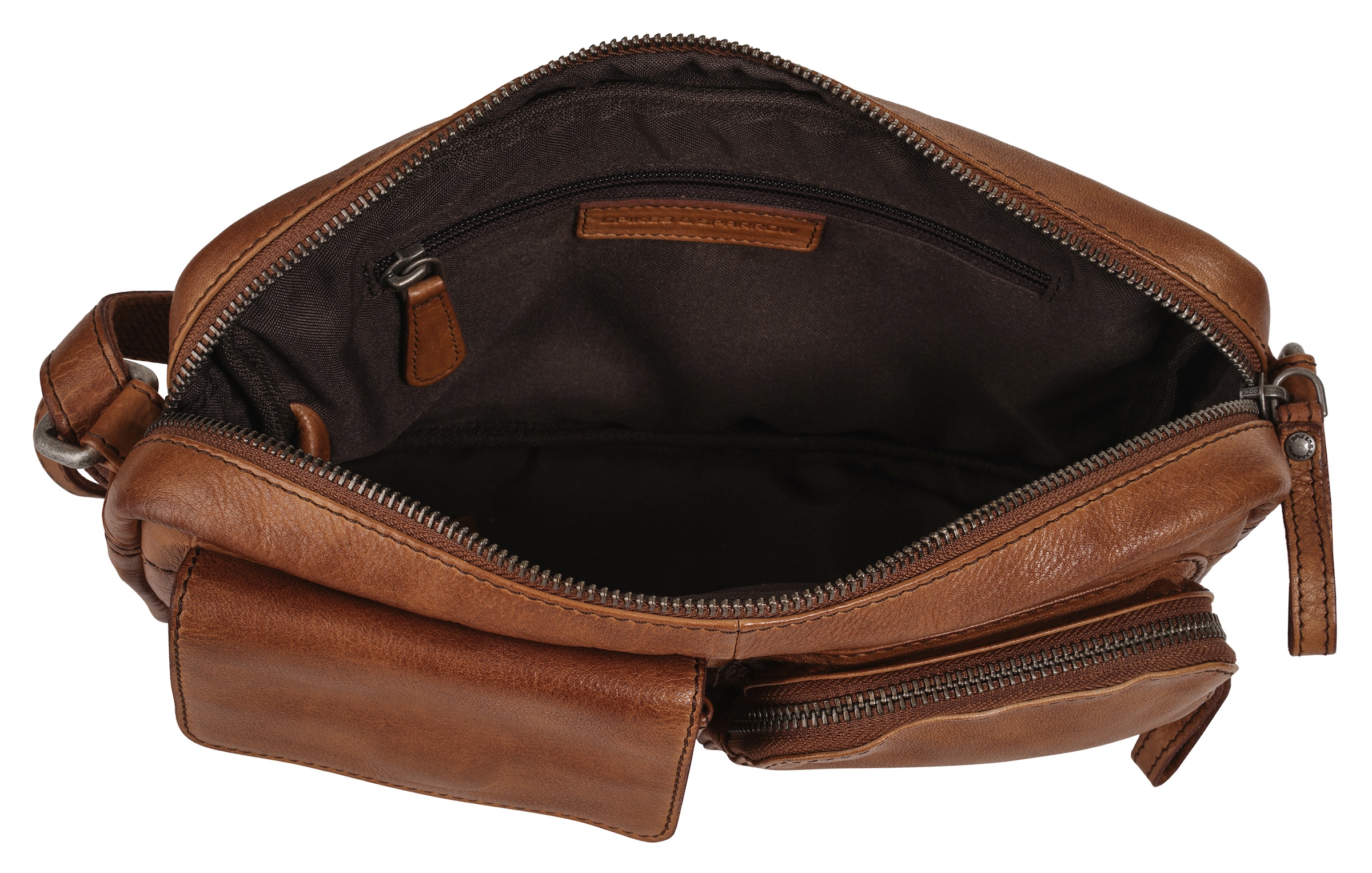 Spikes & Sparrow Umhängetasche echt Leder