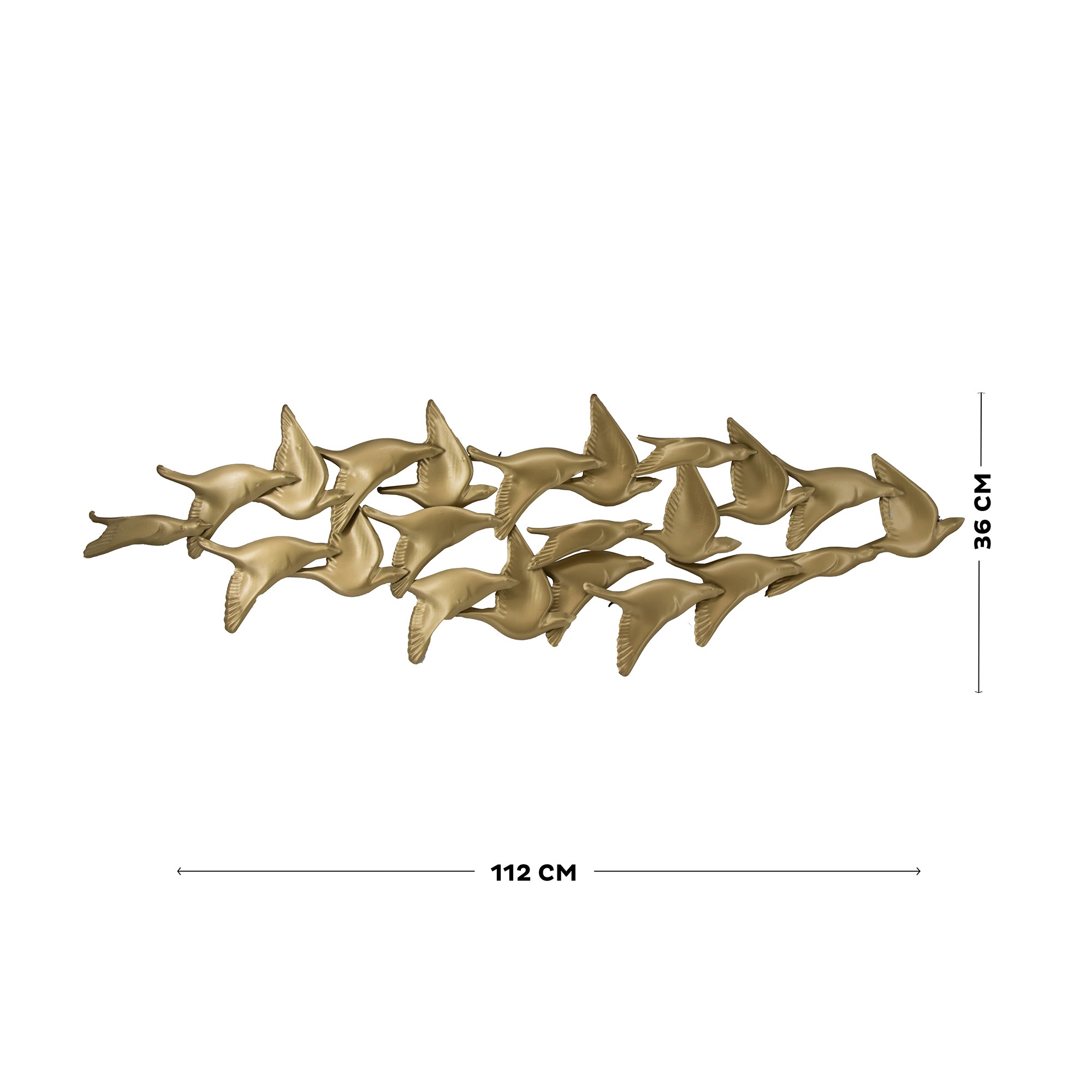 Art for the home Metallbild »Goldene Vögel«, (1 St.)