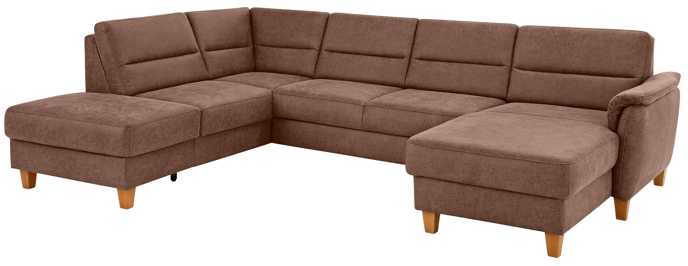 Thumbnail - Home affaire Wohnlandschaft "Palmera U-Form, B: 308 cm" optional Bettfunktion & Bettkasten, Federkern