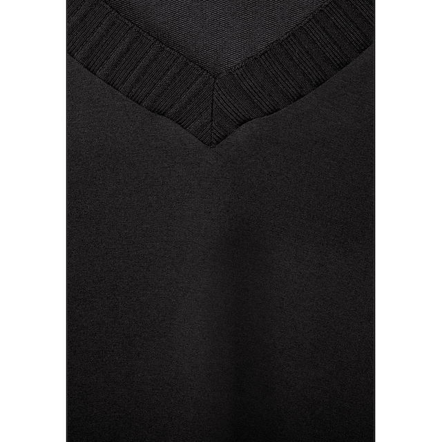 Black Friday STREET ONE 3/4-Arm-Shirt, mit V-Ausschnitt | BAUR