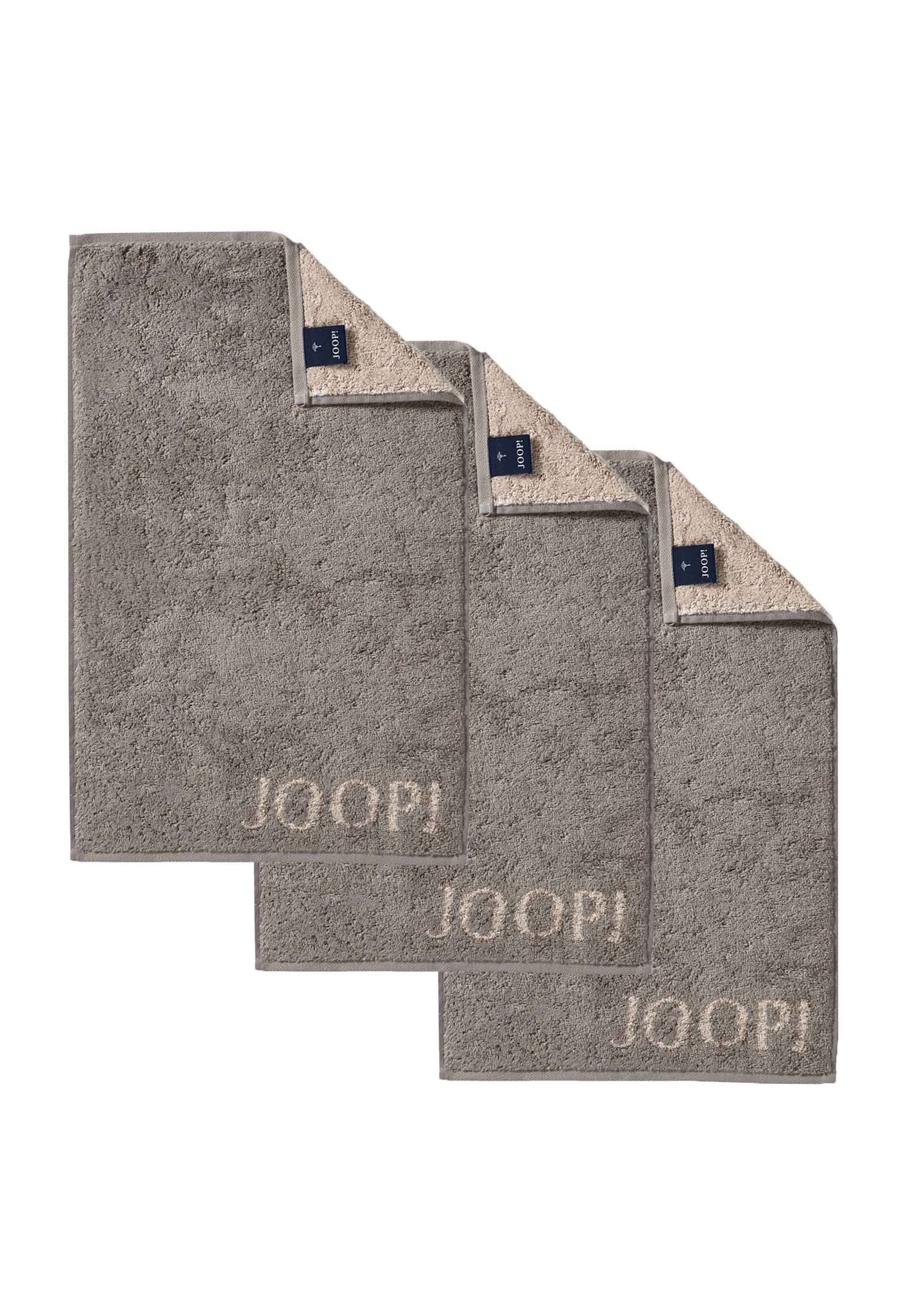 JOOP Gästehandtuch "Gästetuch Classic Frottier 3er Pack"