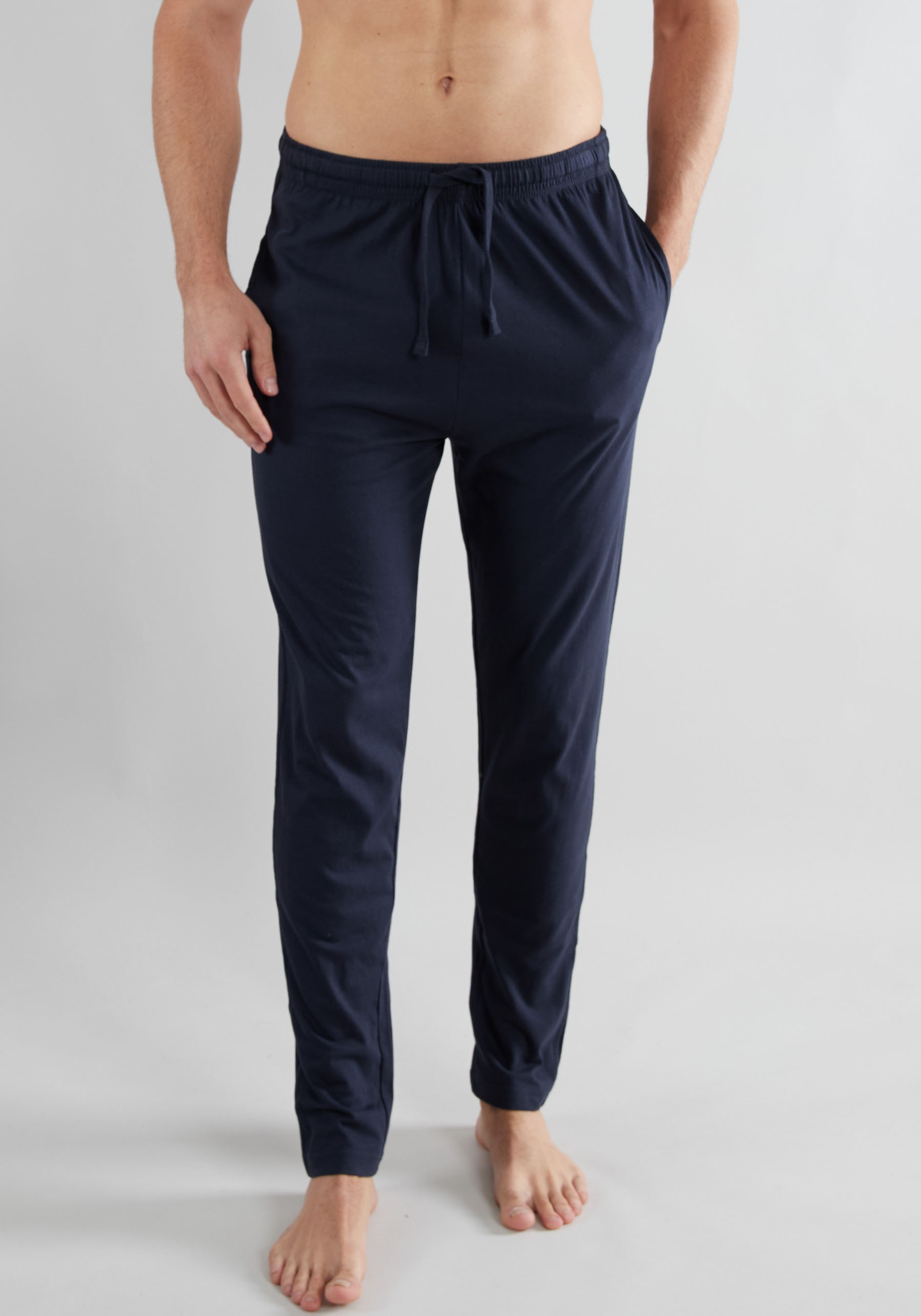 TOM TAILOR Pyjamahose "Cansas", Bindeband, Seitentaschen, schmaler Fit, beq günstig online kaufen