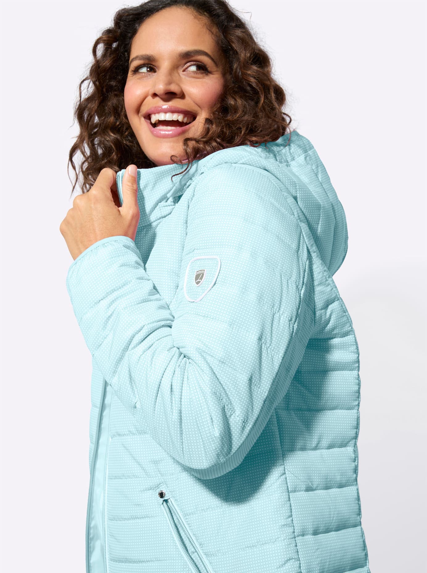 Casual Looks Steppjacke mit Kapuze