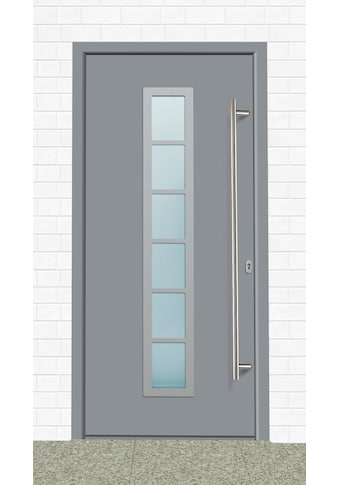 KM Zaun Haustür »A04« BxH: 98x208 cm grau in 2...