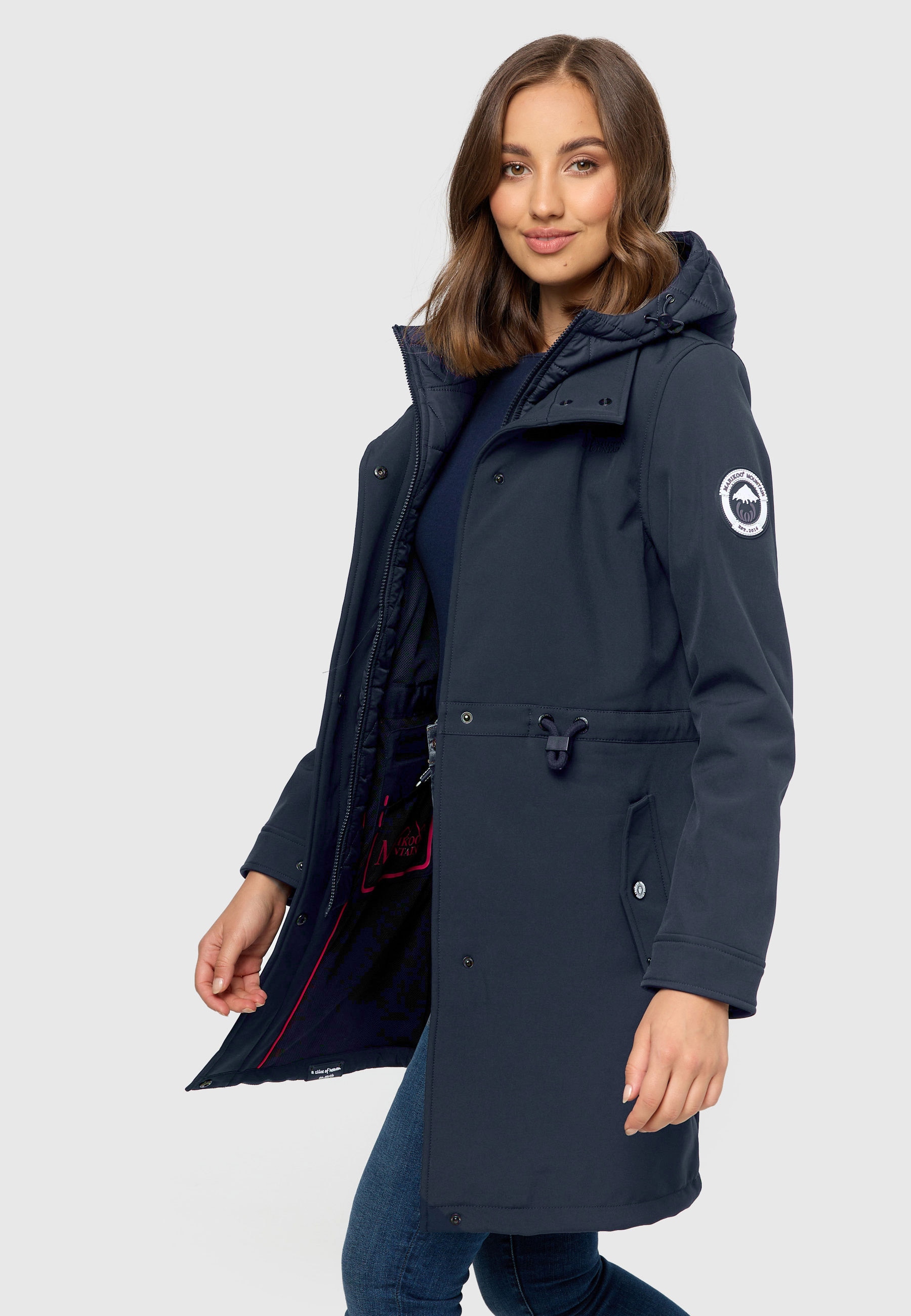 Marikoo Softshelljacke »Mountain Presanella«, mit einem Doppelkragen