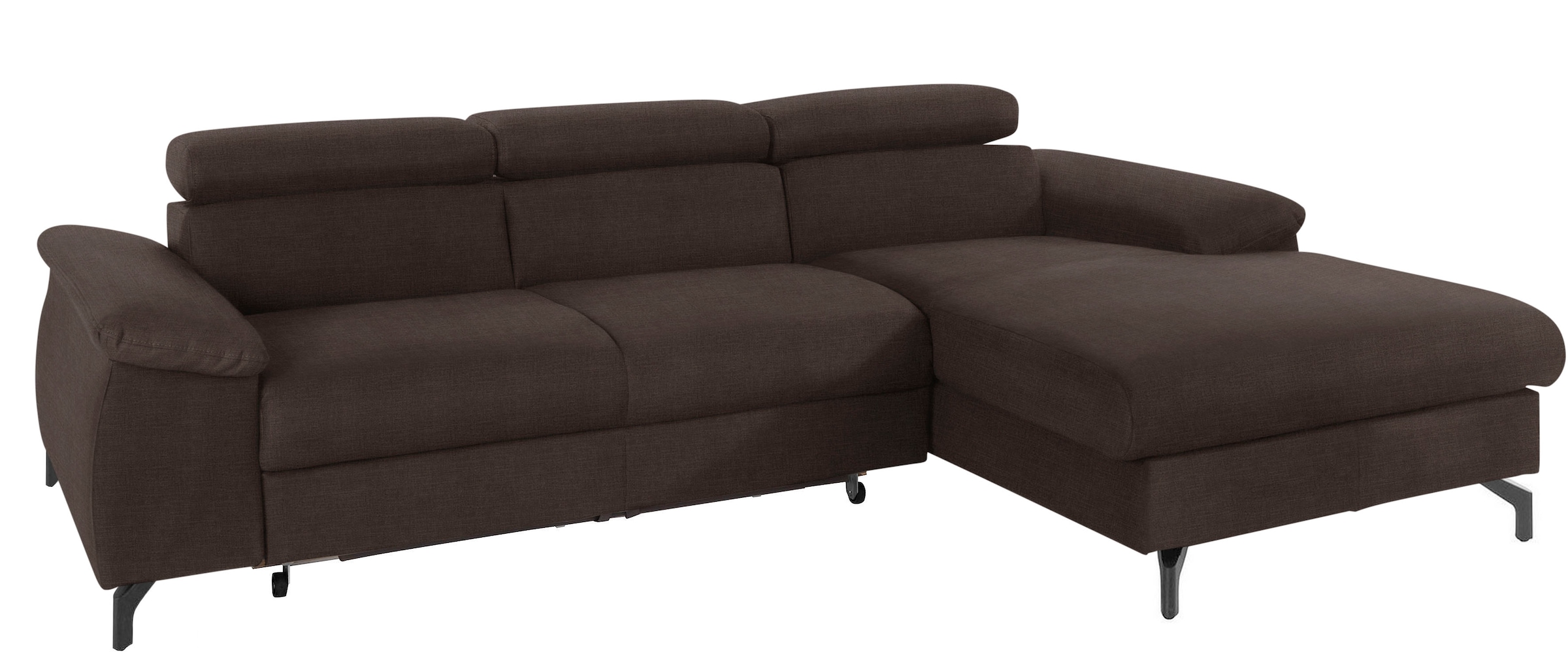 COTTA Ecksofa »Kitty L-Form«, mit Kopfteilverstellung, wahlweise mit Bettfunktion & Bettkasten