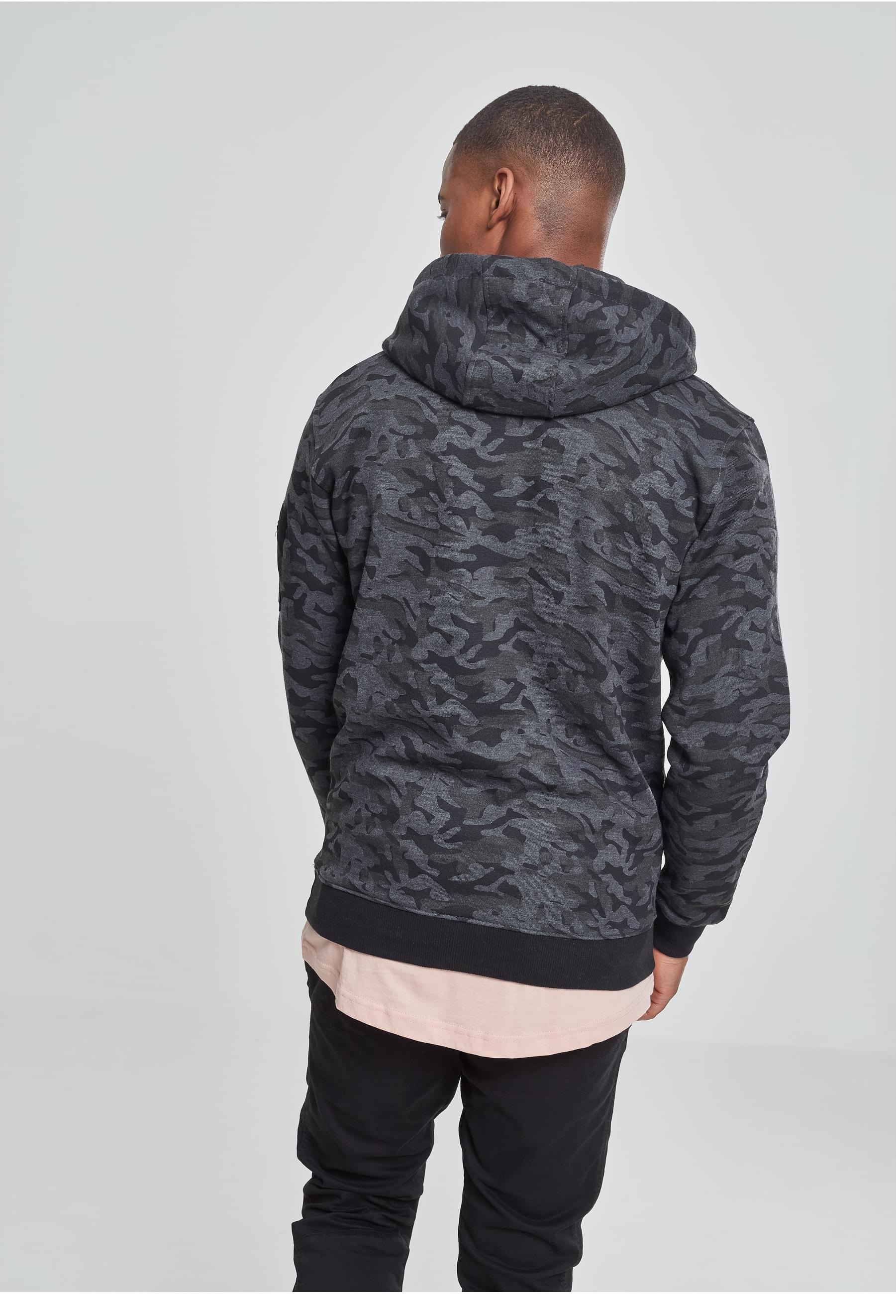URBAN CLASSICS Sweatshirt »Urban Classics Herren Sweat Camo Bomber Hoody«, 1 Stk.
