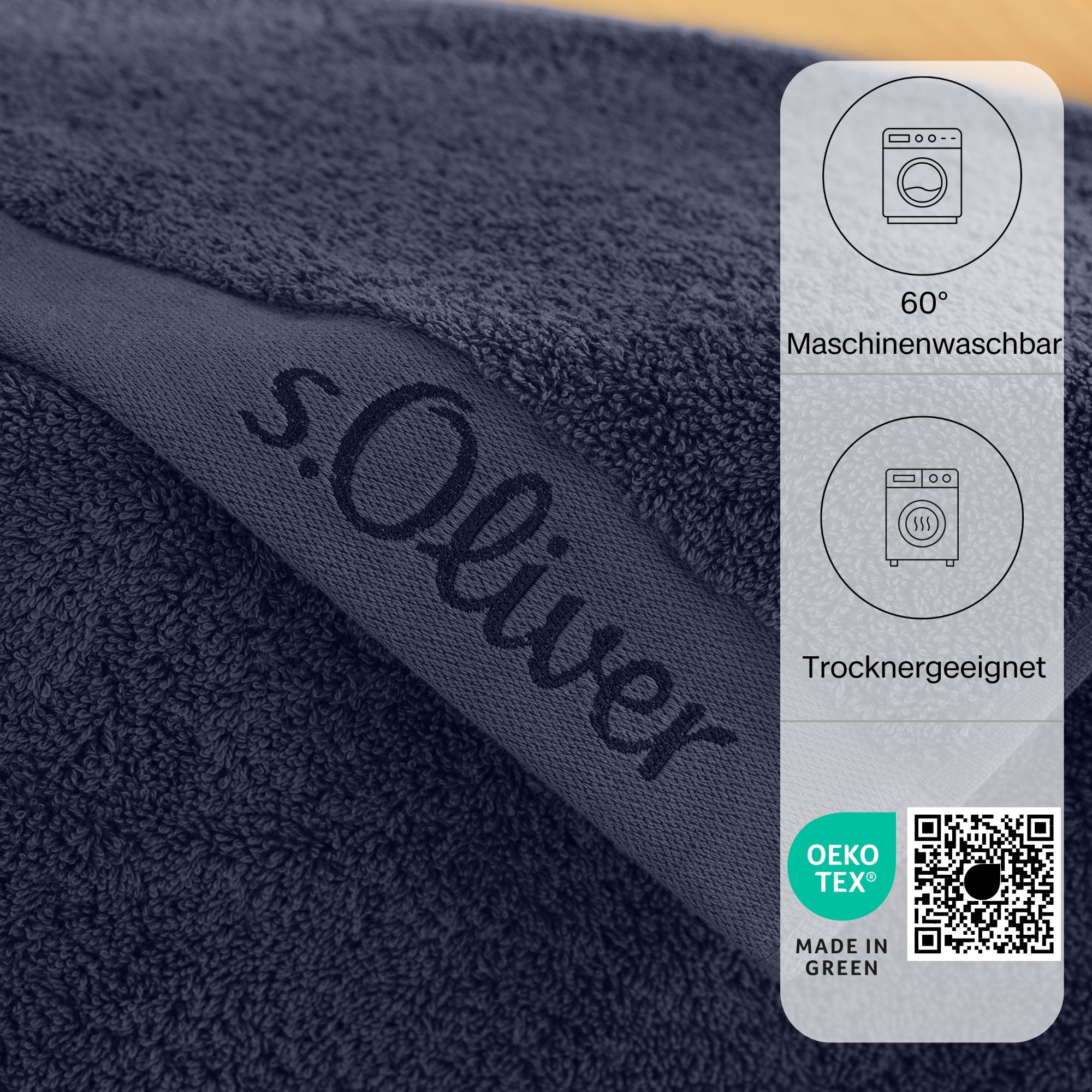 s.Oliver Handtuch »s.Oliver, Premium Qualität, 600 gr/m², auch als Sets erhältlich«, (1 St., Handtuch 50 x 100 cm), große Farbauswahl, auch als Duschtuch, Waschhandschuh, Gästetuch
