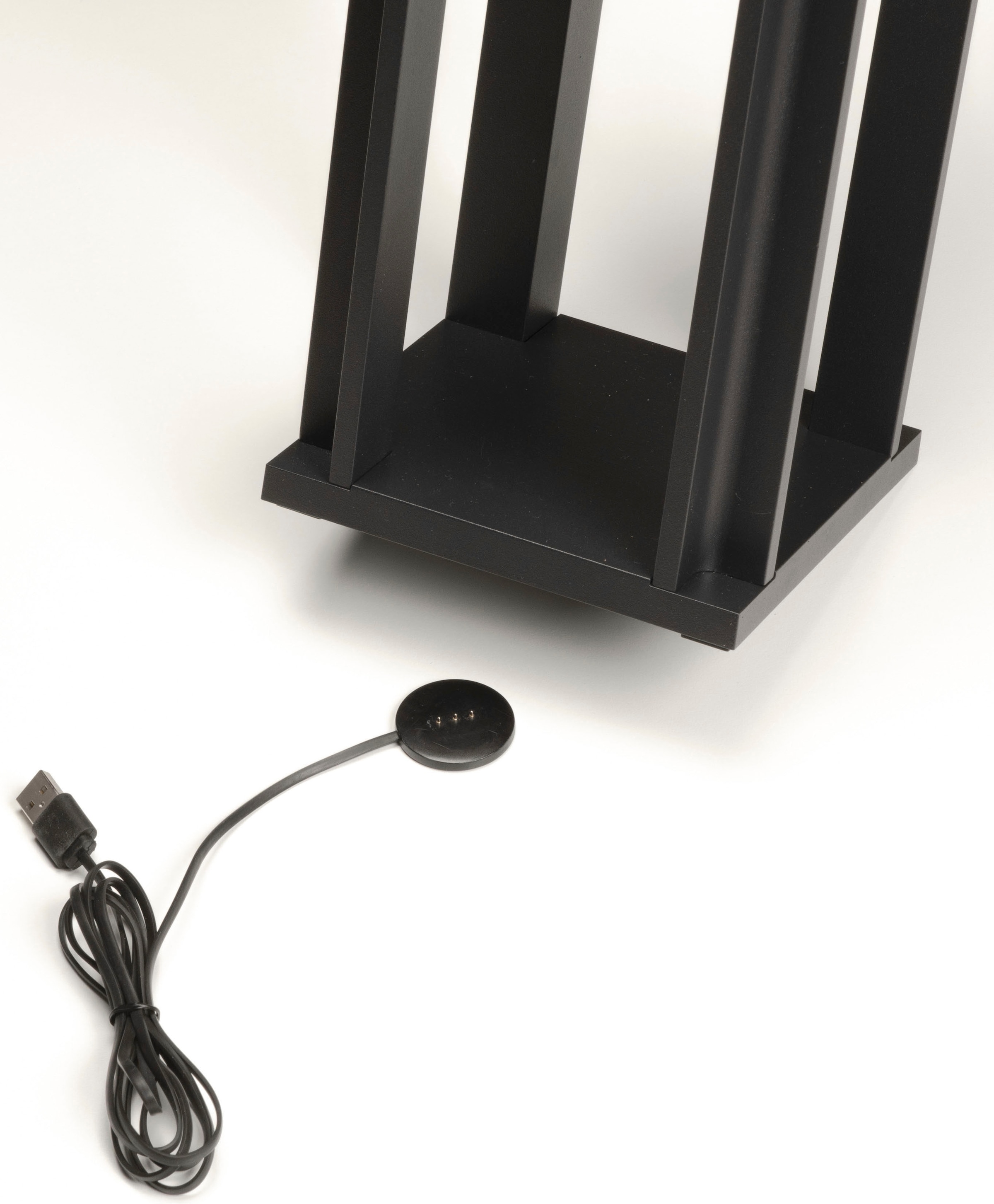 KONSTSMIDE LED Laterne »Cannes« LED-Modul 2 Stk. Warmweiß Cannes LED USB-Laterne 42cm, dimmbar 2700/3000K