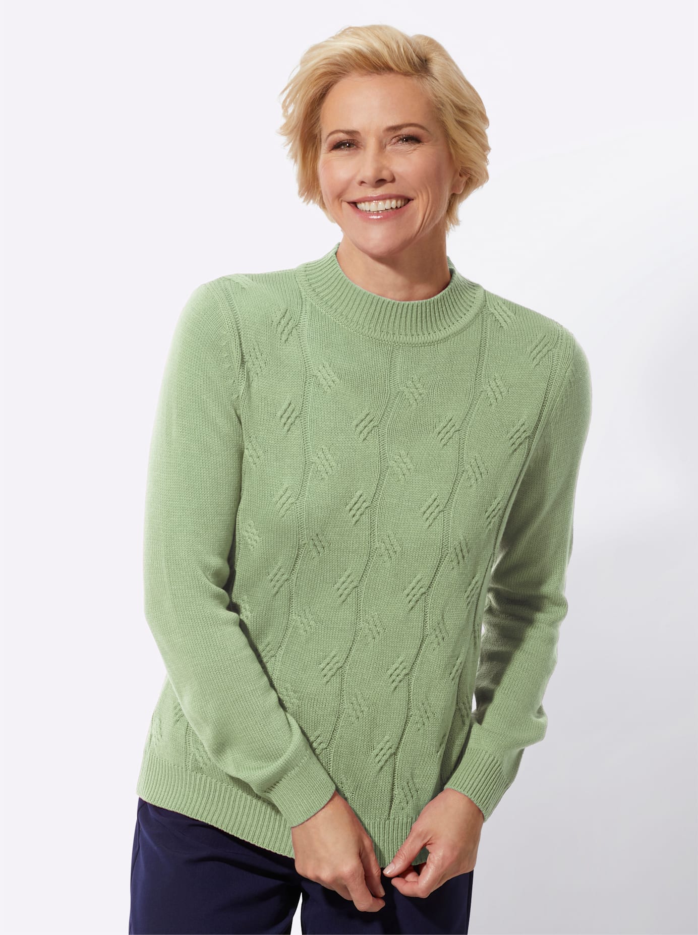 Classic Stehkragenpullover "Pullover" günstig online kaufen