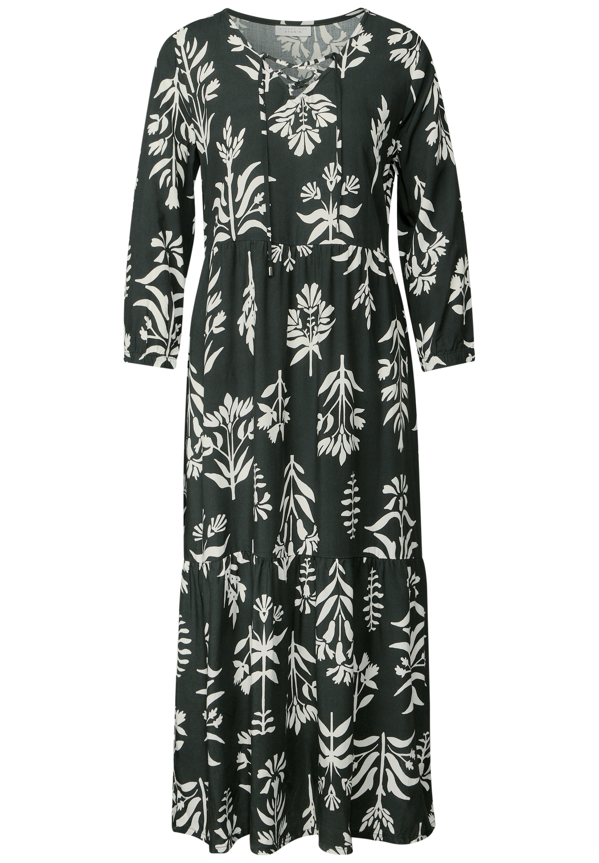 STREET ONE STUDIO Midikleid, mit allover Blumenprint