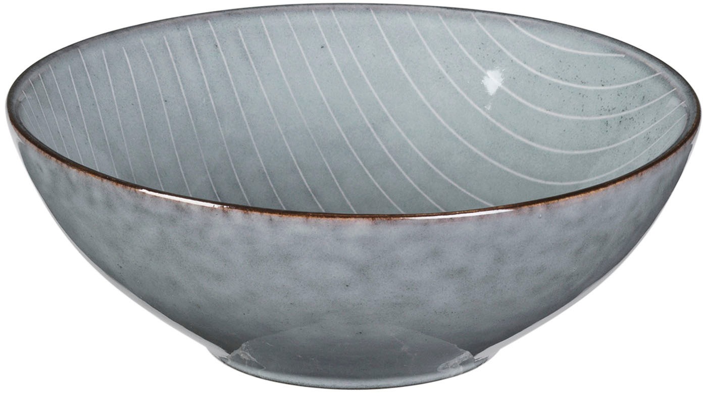 Broste Copenhagen Geschirr-Set »Nordic Sea, inklusive Spültuch Set aus 100% Baumwolle«, (Set, 7 tlg.), Beliebte Geschirr Sets Exclusiv mit Geschenk