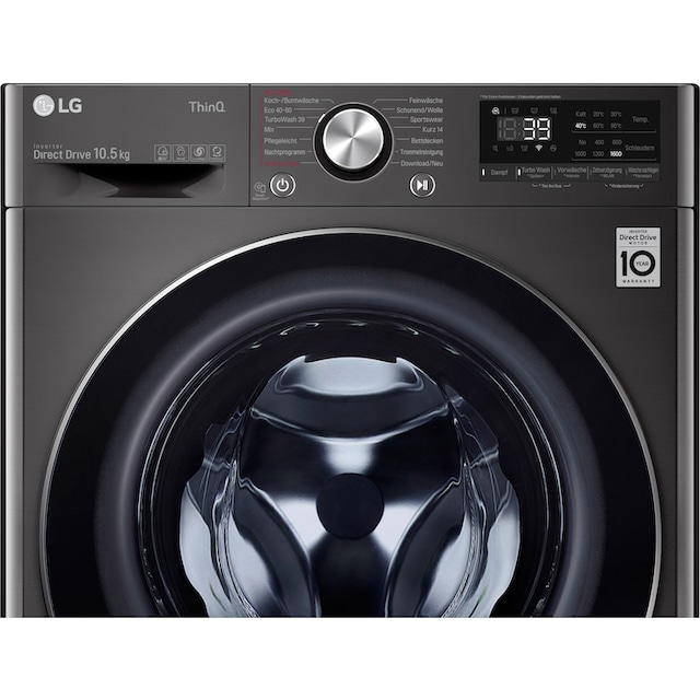 LG Waschmaschine »F6WV710P2S«, F6WV710P2S, 10,5 kg, 1600 U/min, TurboWash®  - Waschen in nur 39 Minuten online bestellen | BAUR