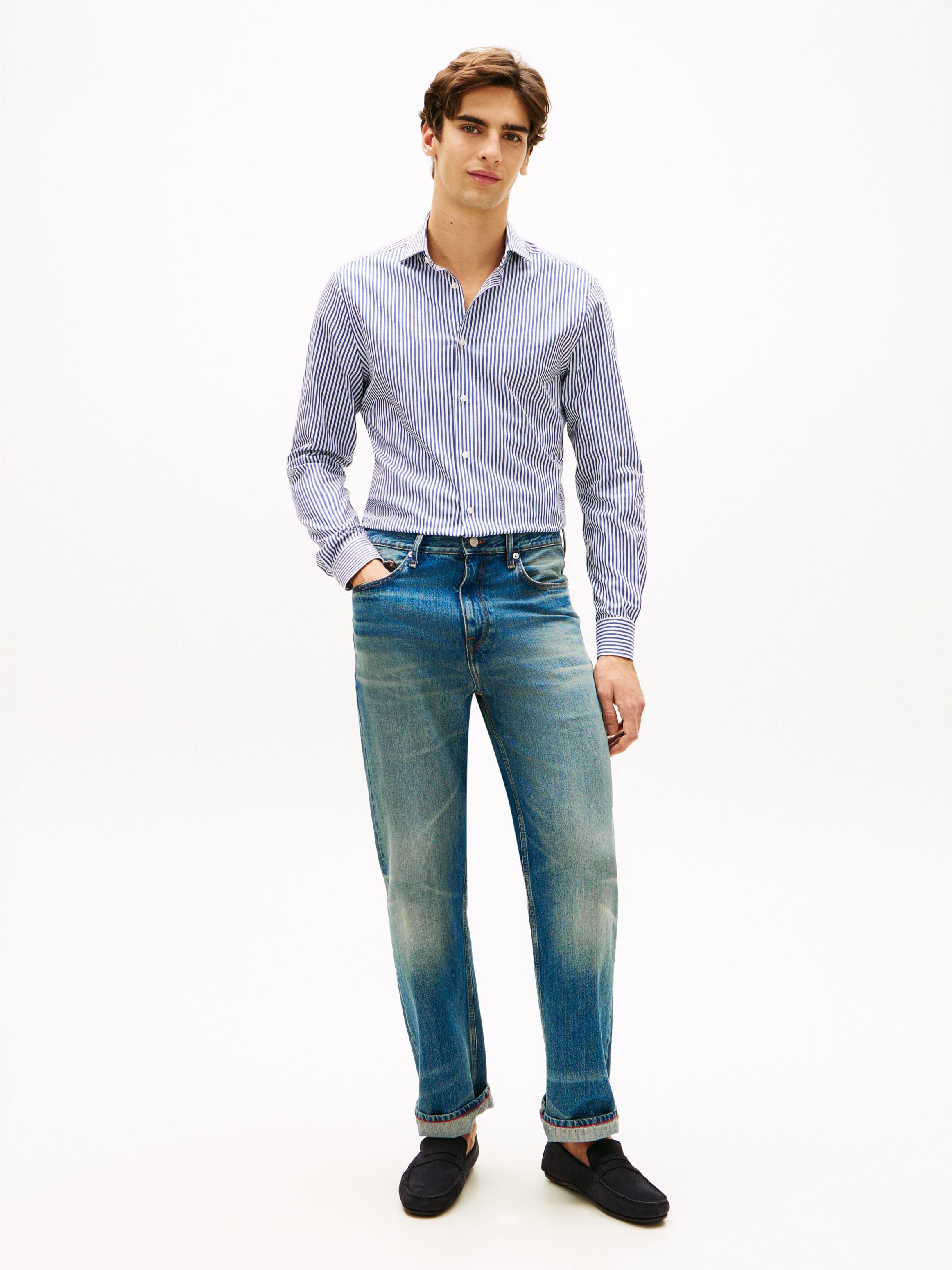 Tommy Hilfiger Slipper »CORE HILFIEGR SUEDE DRIVER«  Flats, Schlupfschuh in Mokassin-Optik