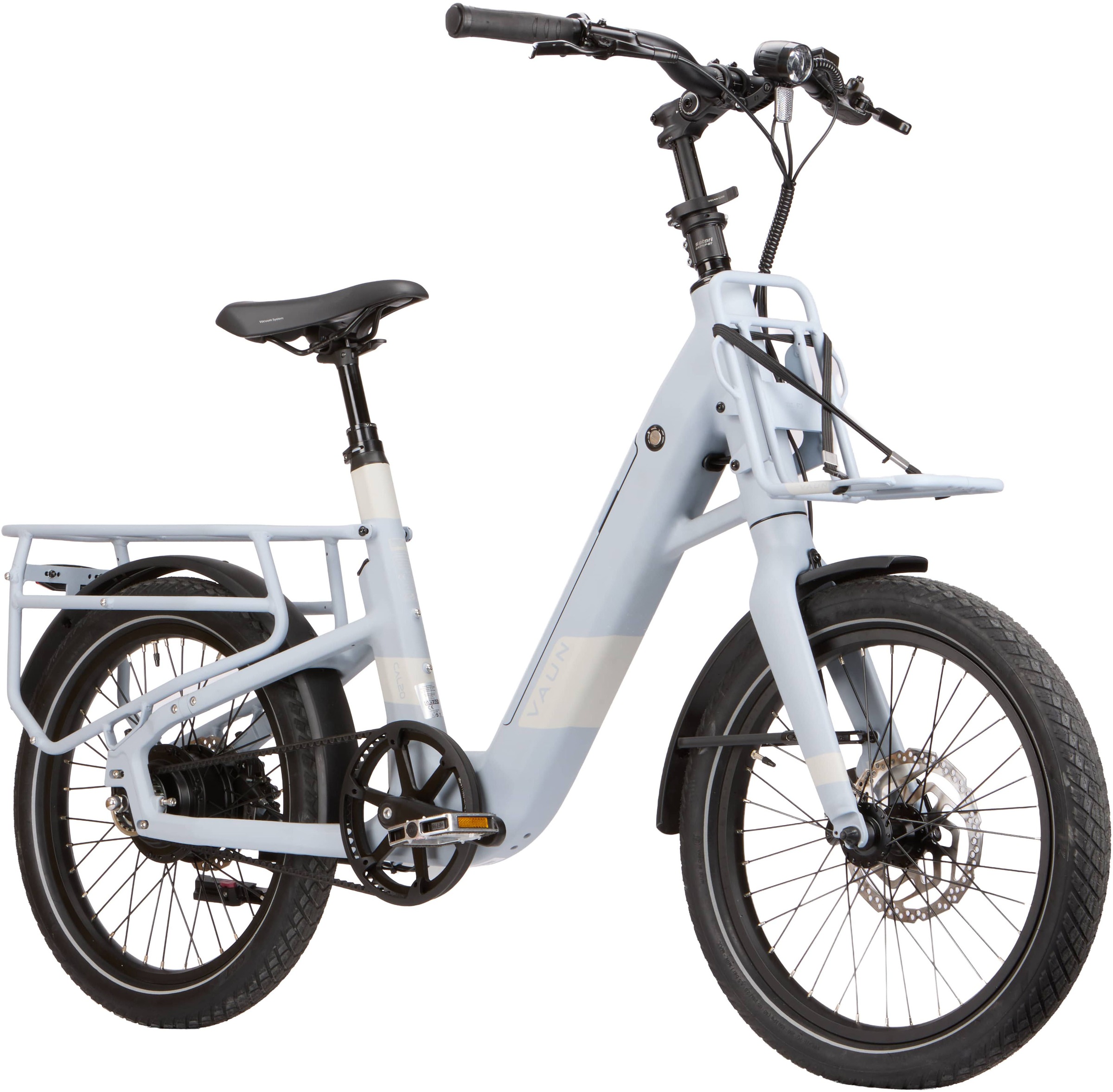 Vaun »VAUN Compact New Gen-Cityrad« Heckmotor 250 W (mit integr. Akku), Elektrofahrrad für Alltag und Einkauf