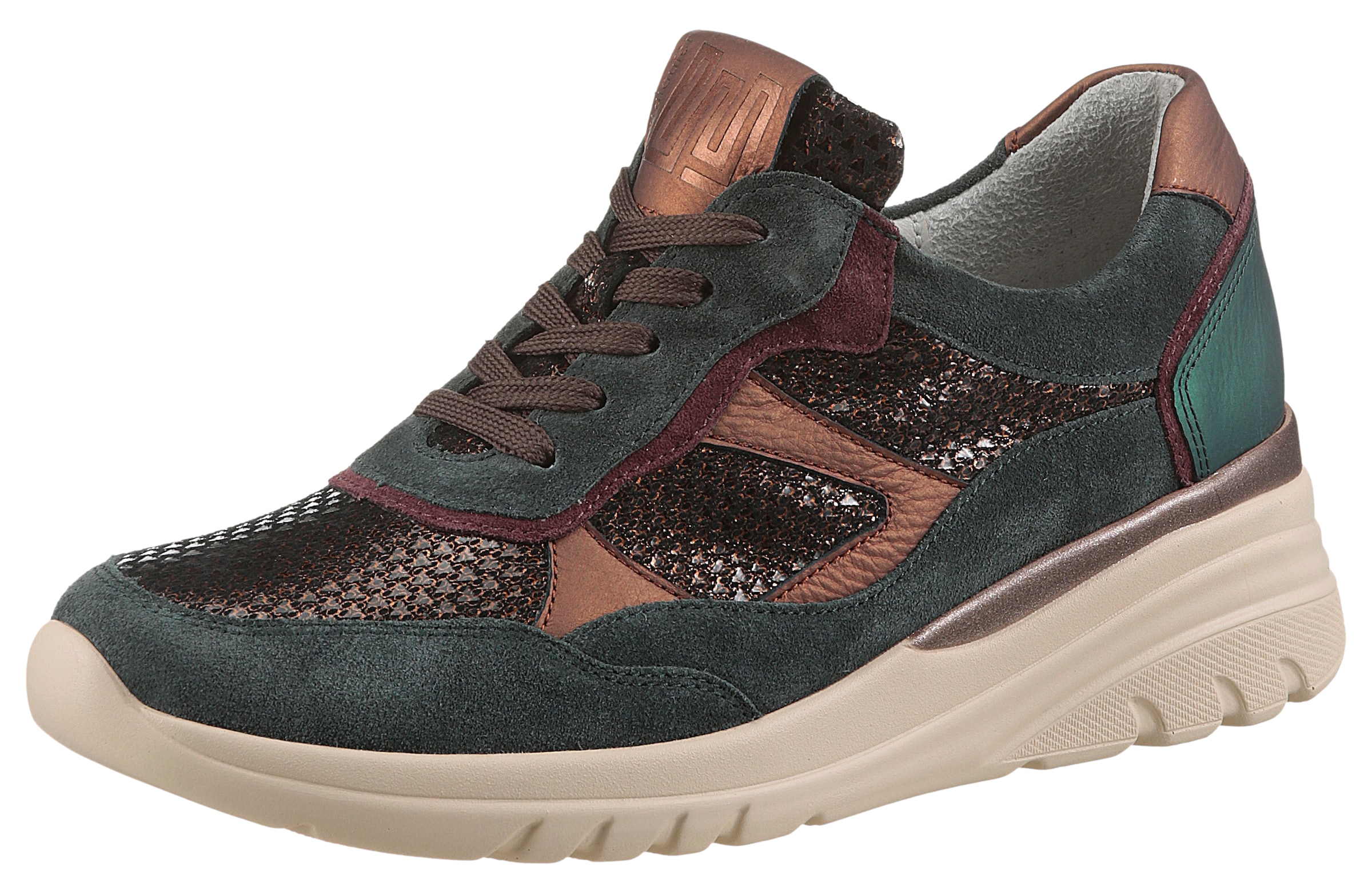 Waldläufer Keilsneaker "H-CARLA", Bequemschuh, Schnürschuh, Halbschuh in Ko günstig online kaufen