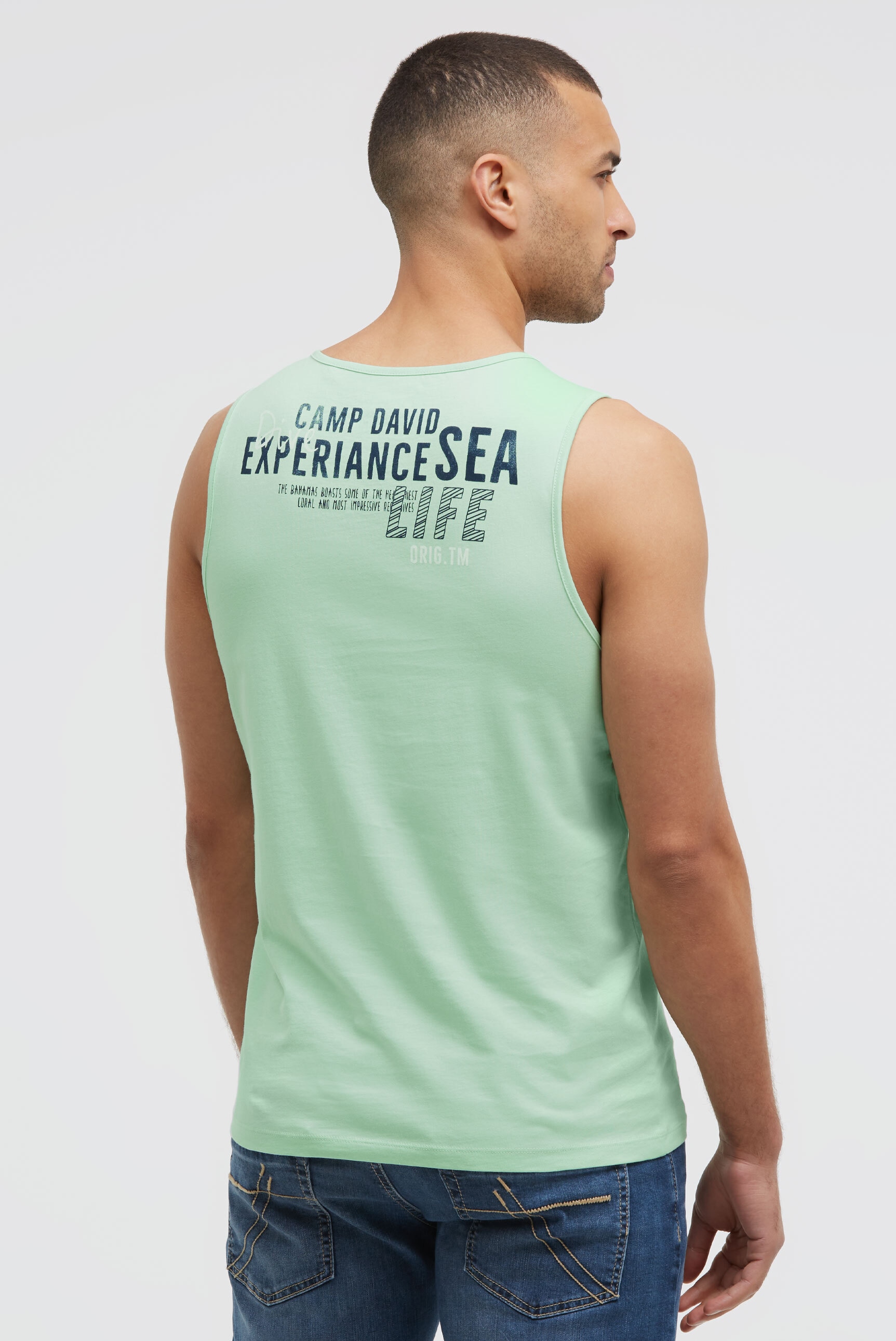 CAMP DAVID Tanktop aus Baumwolle